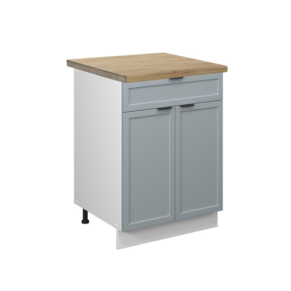 Vicco Unterschrank Fame-Line, Hellblau-grau/Weiß, 60 cm günstig online kaufen