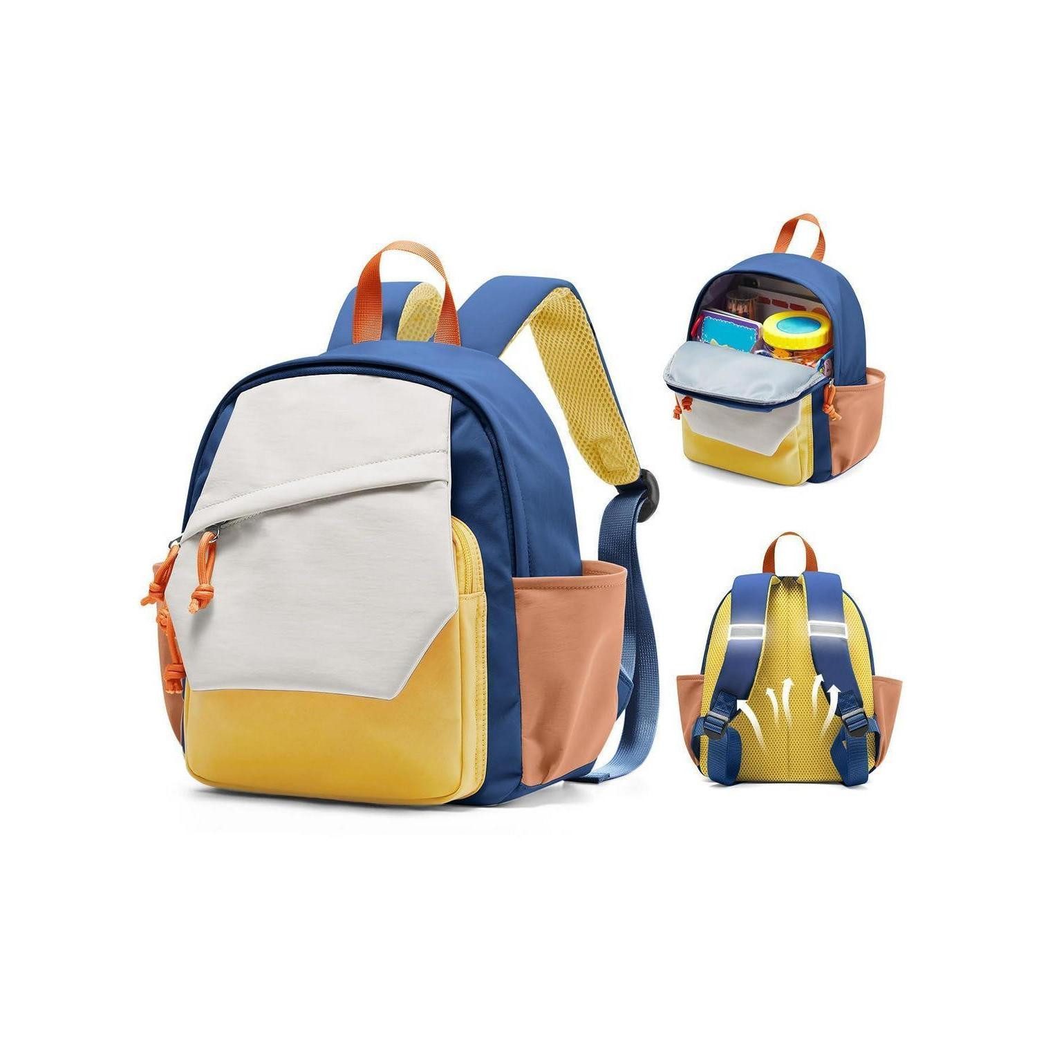LuxusKollektion Kinderrucksack Kinderrucksack Mädchen Gelb/Blau 10L
