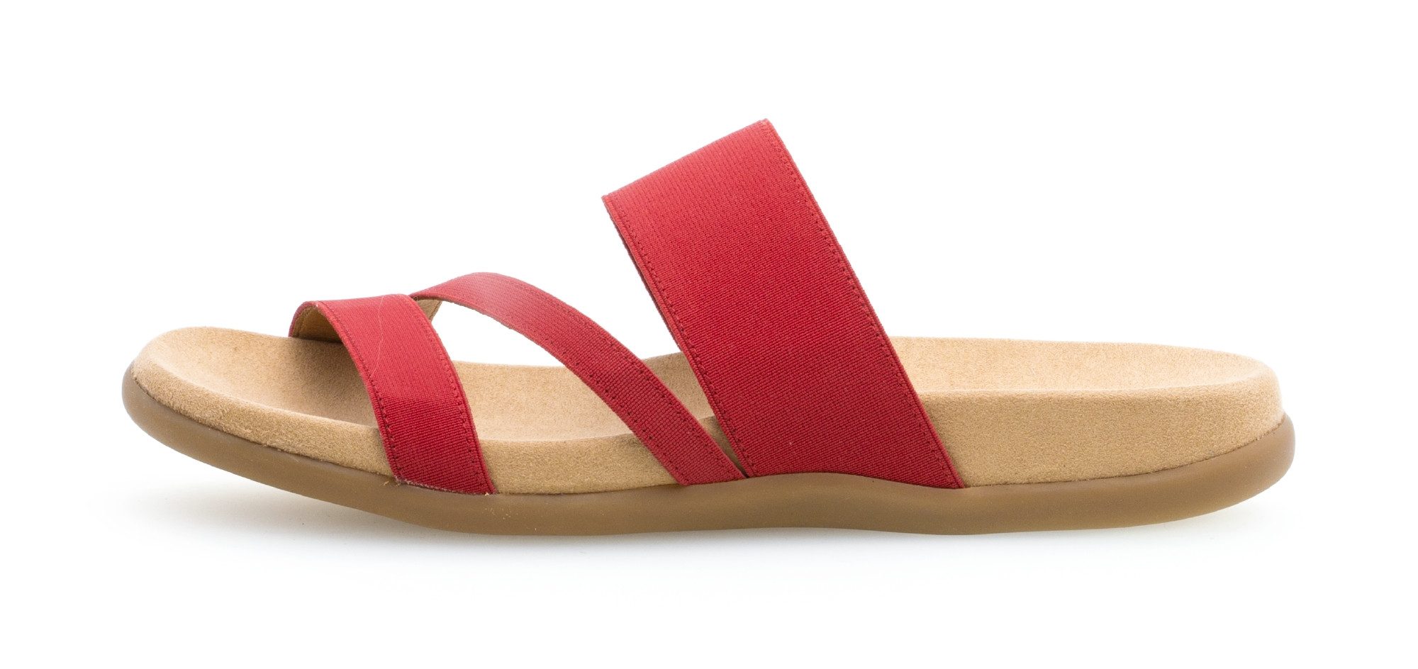 Gabor Pantolette Keilabsatz, Sommerschuh, Schlappen mit atmungsaktivem Lederfutter