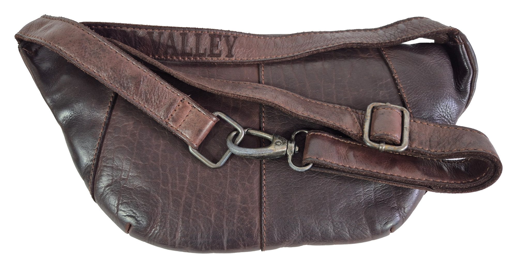 Einkaufszauber Bauchtasche Elegante Echt Leder Gürteltasche Elegant Gefloch günstig online kaufen