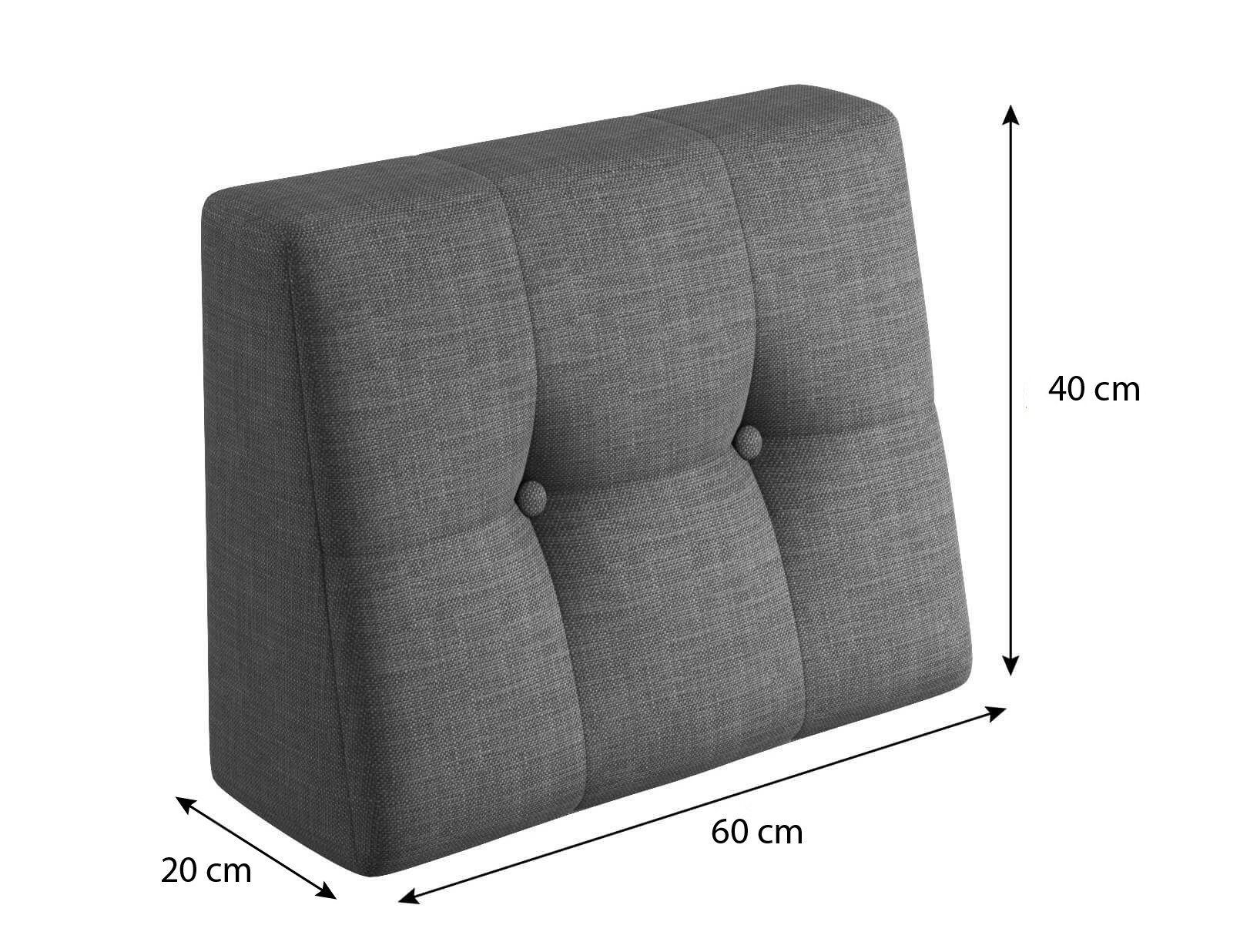 palettenmöbel sunnypillow 80 polsterauflage Set, palettencouch 6er x Palettenkissen VERONA 120 Palettenkissen Grau