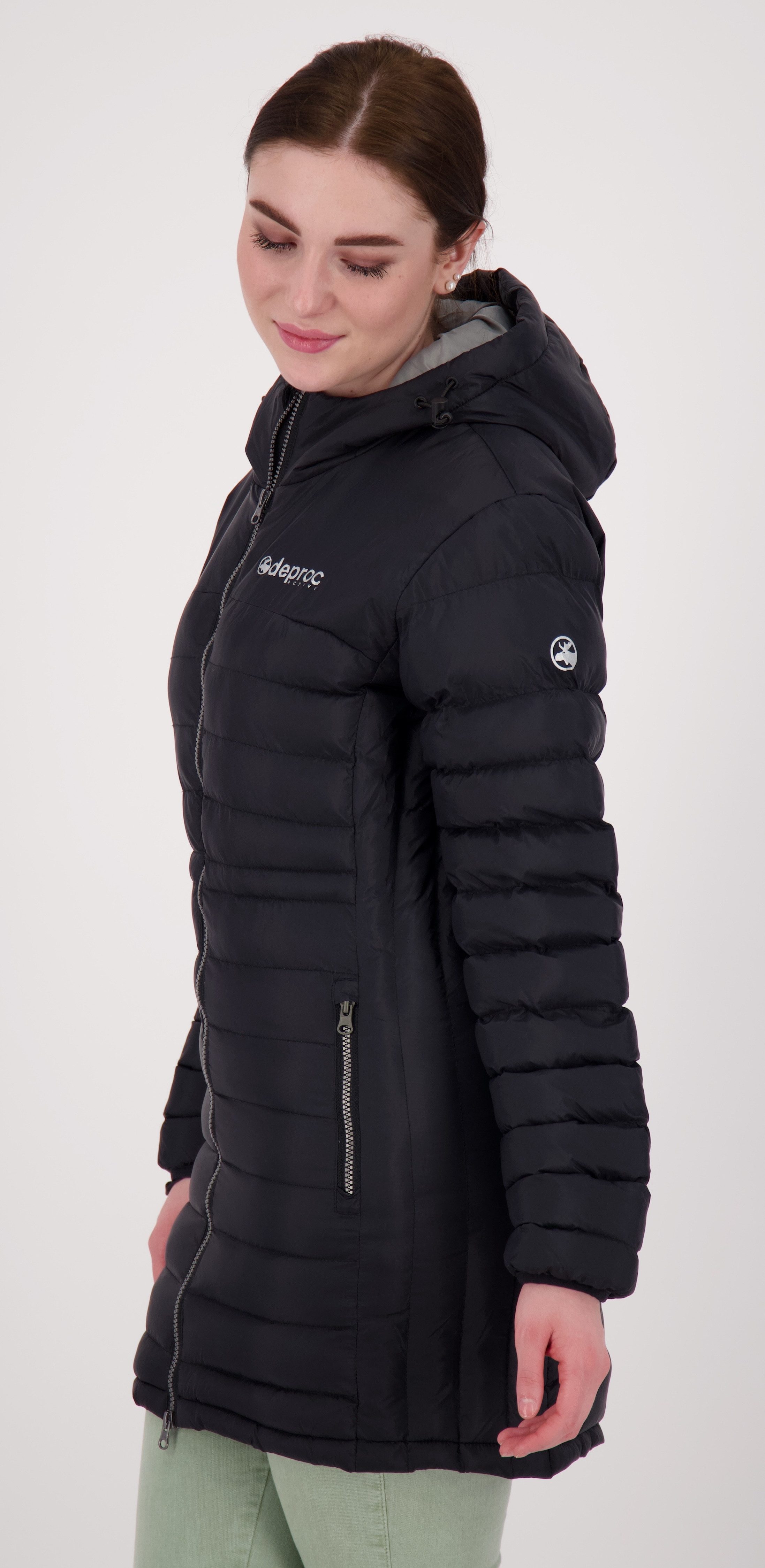 DEPROC Active Steppjacke GILMOUR III NEW LONG auch in Großen Größen erhältlich