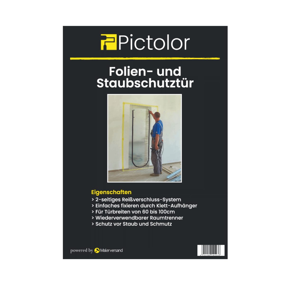 Pictolor Glättekelle Pictolor® Folien- und Staubschutztür