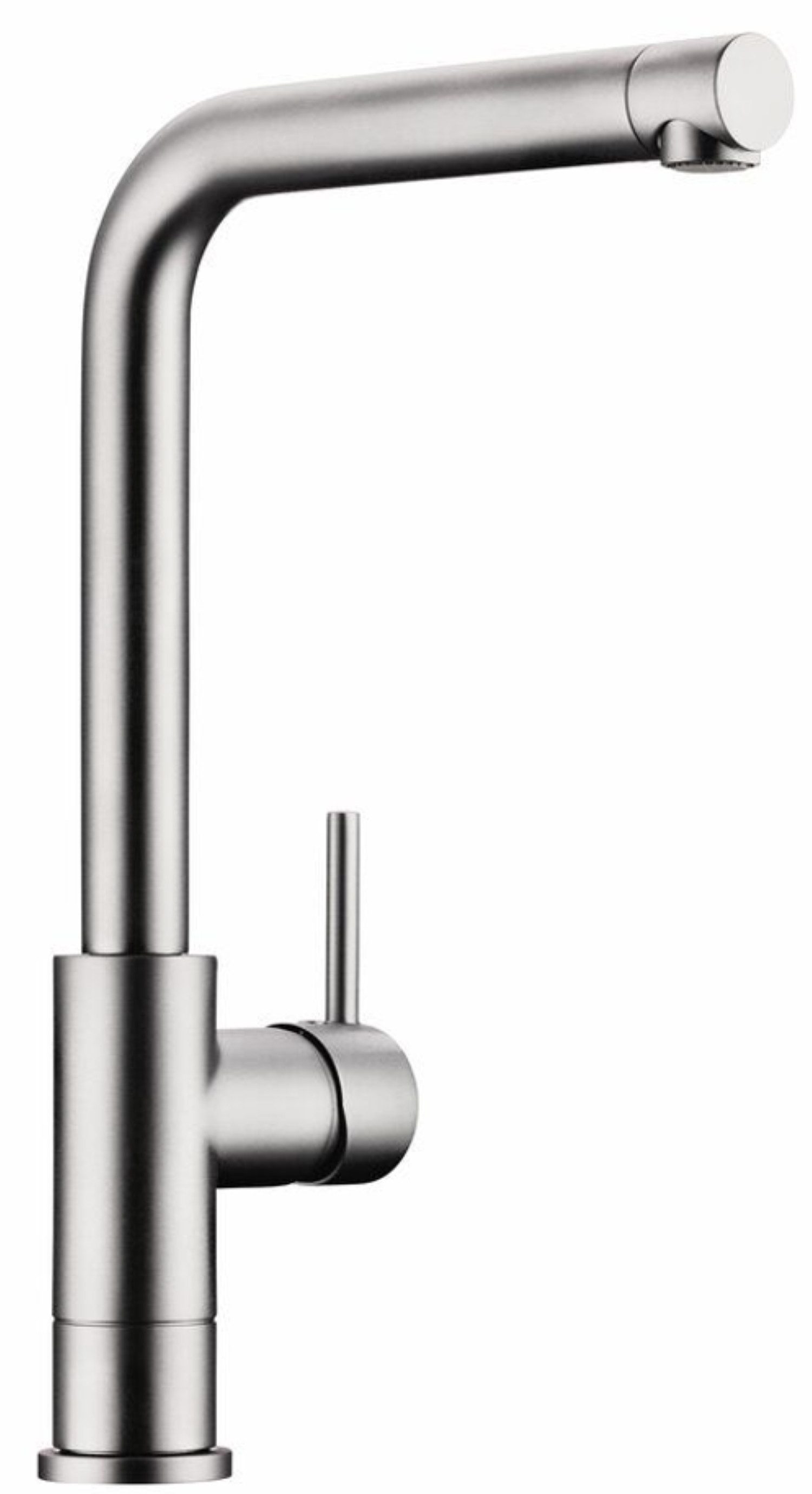 Naber Küchenarmatur Einhebelmischer Linea Arco 5 edelstahlfinish, Hochdruck 5011331 Fensterarmatur