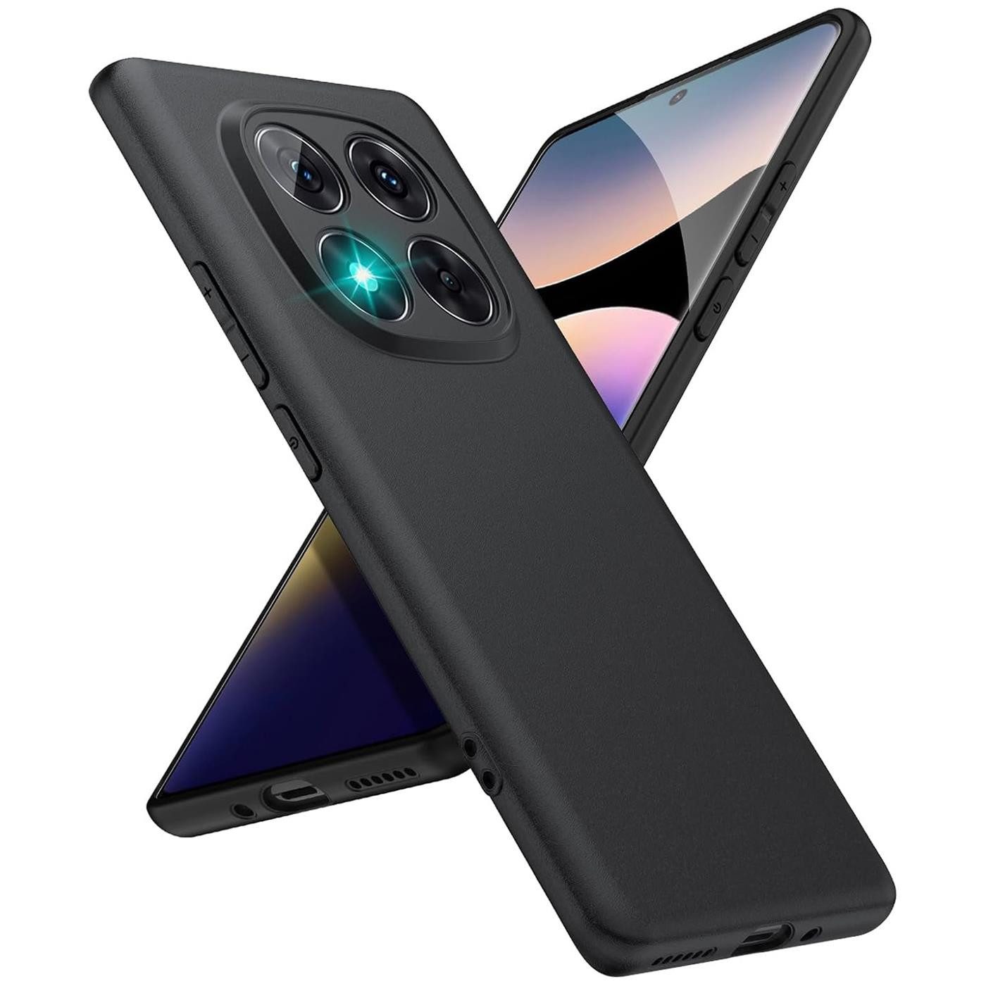 CoolGadget Handyhülle Black Series Handy Hülle für Xiaomi Poco X7 6,67 Zoll, Edle Silikon Schlicht Robust Schutzhülle für Xiaomi Poco X7 Hülle