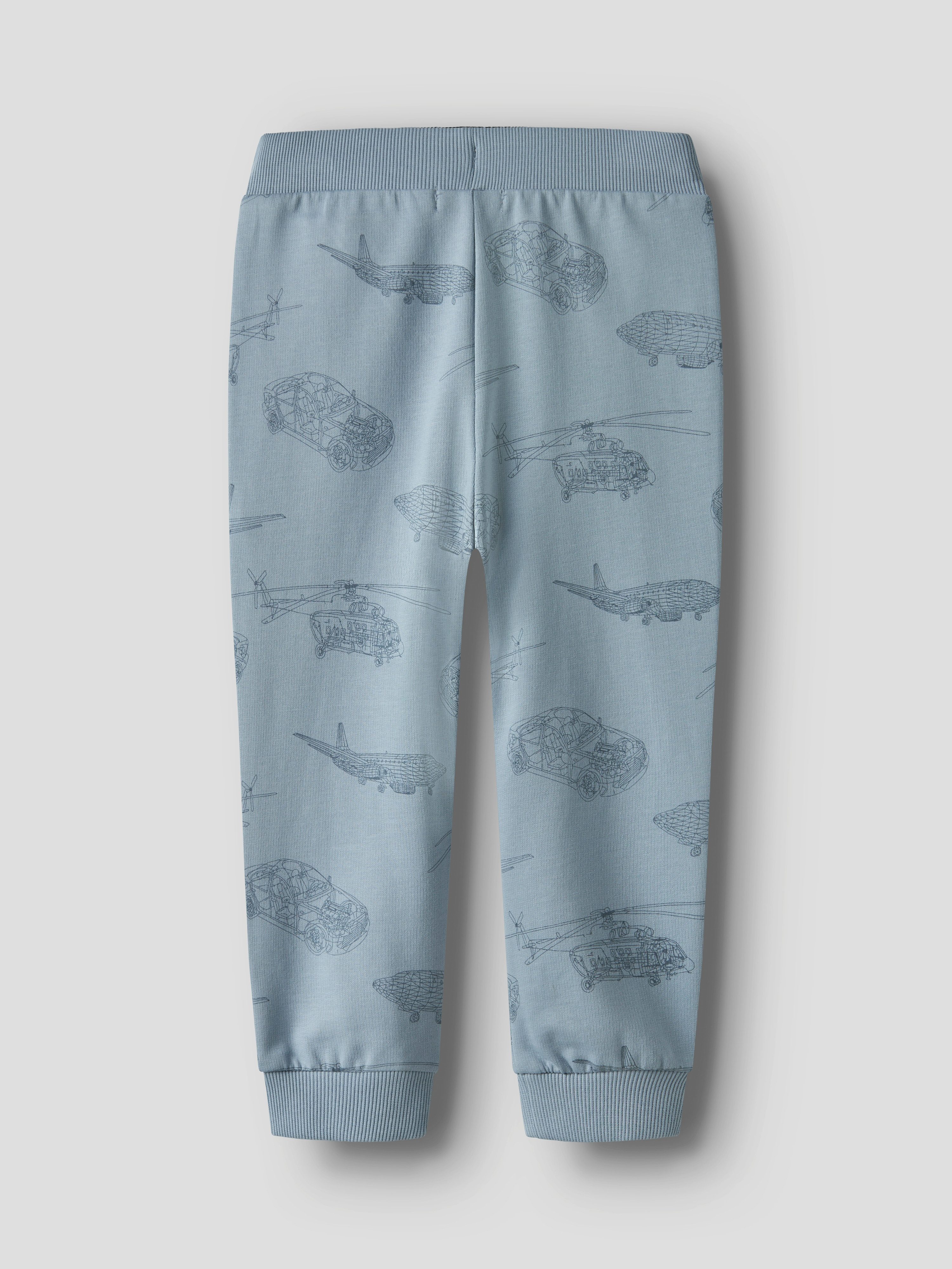 Name It Sweatpants NMMVARON für Jungen mit Tunnelzug und Markenlabel bedruckt, casual, normal, Baumwolle, ohne Kragen