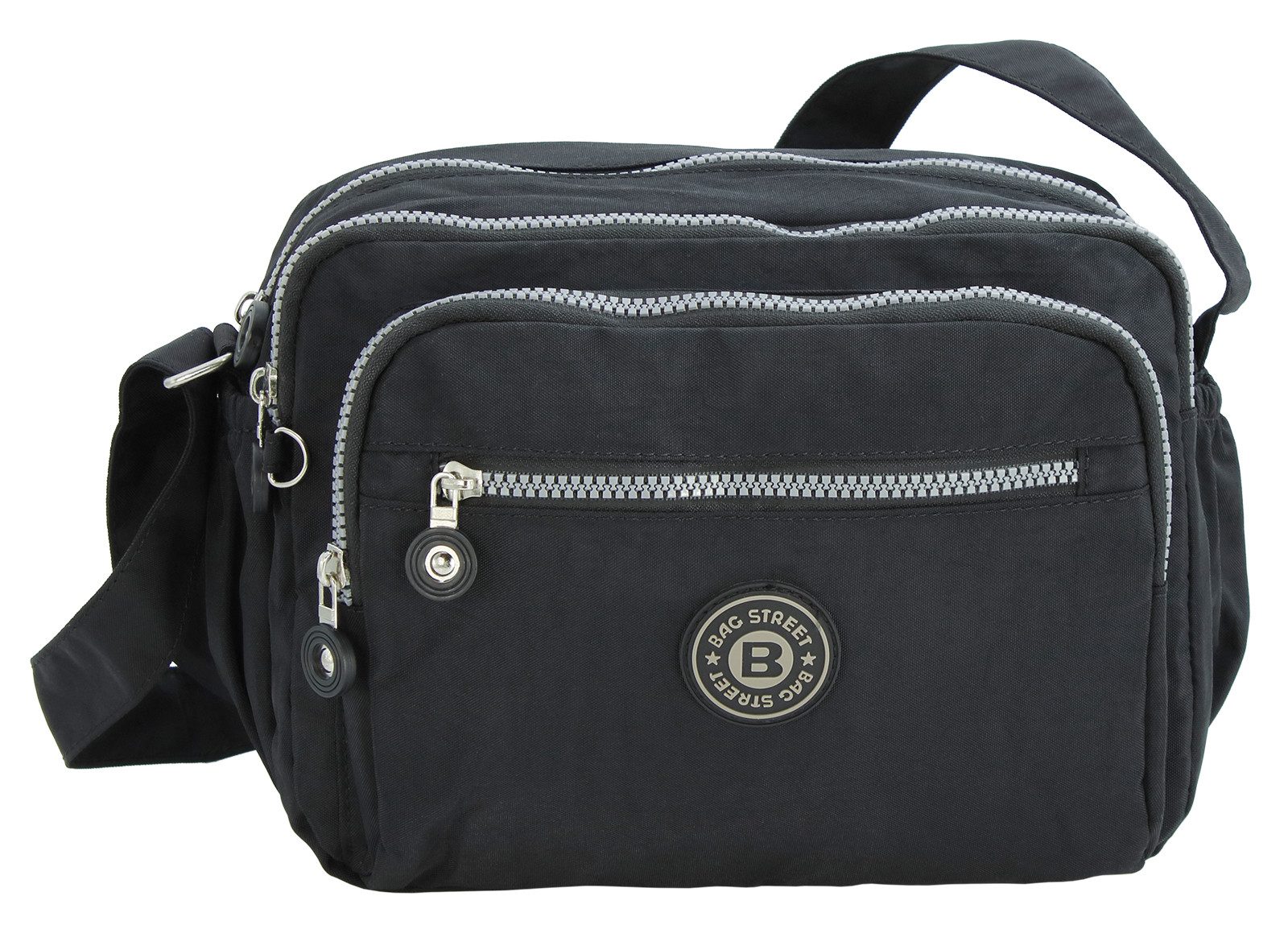 BAG STREET INTERNATIONAL Umhängetasche Leichte Damen Schultertasche Nylon casual Crossbody Bag Freizeittasche, mittelgroß