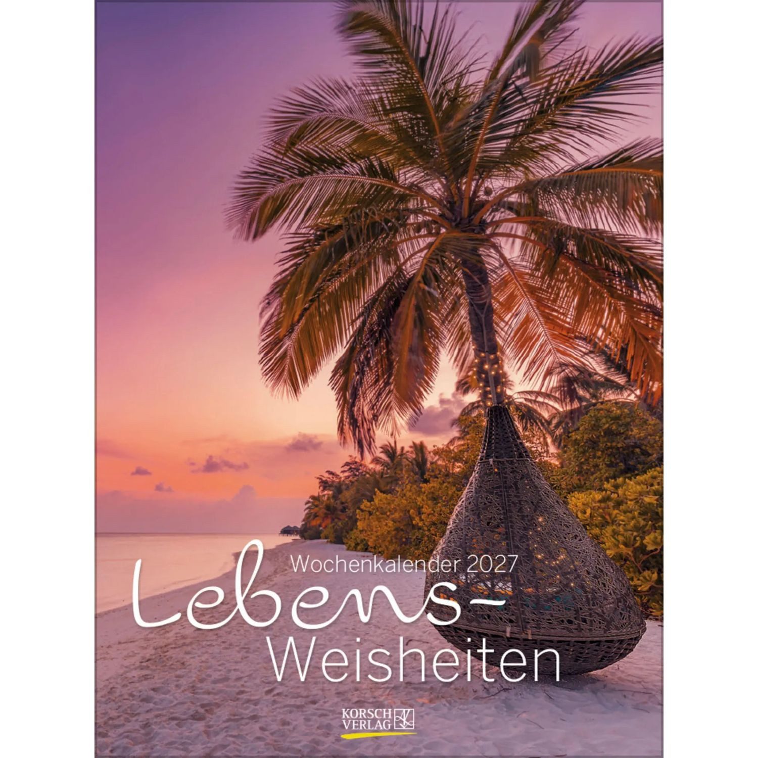 Korsch Verlag Wandkalender Literaturkalender Lebensweisheiten 2027