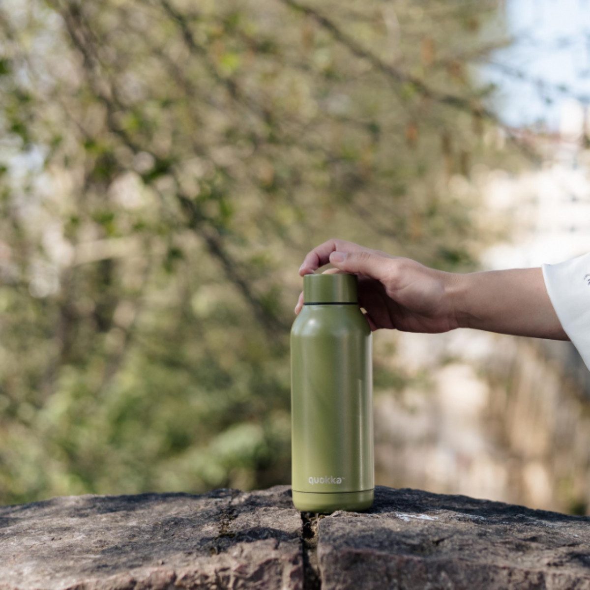 Quokka Trinkflasche Thermo aus Edelstahl 510 ml Isolierflasche für Alltag, Thermofunktion