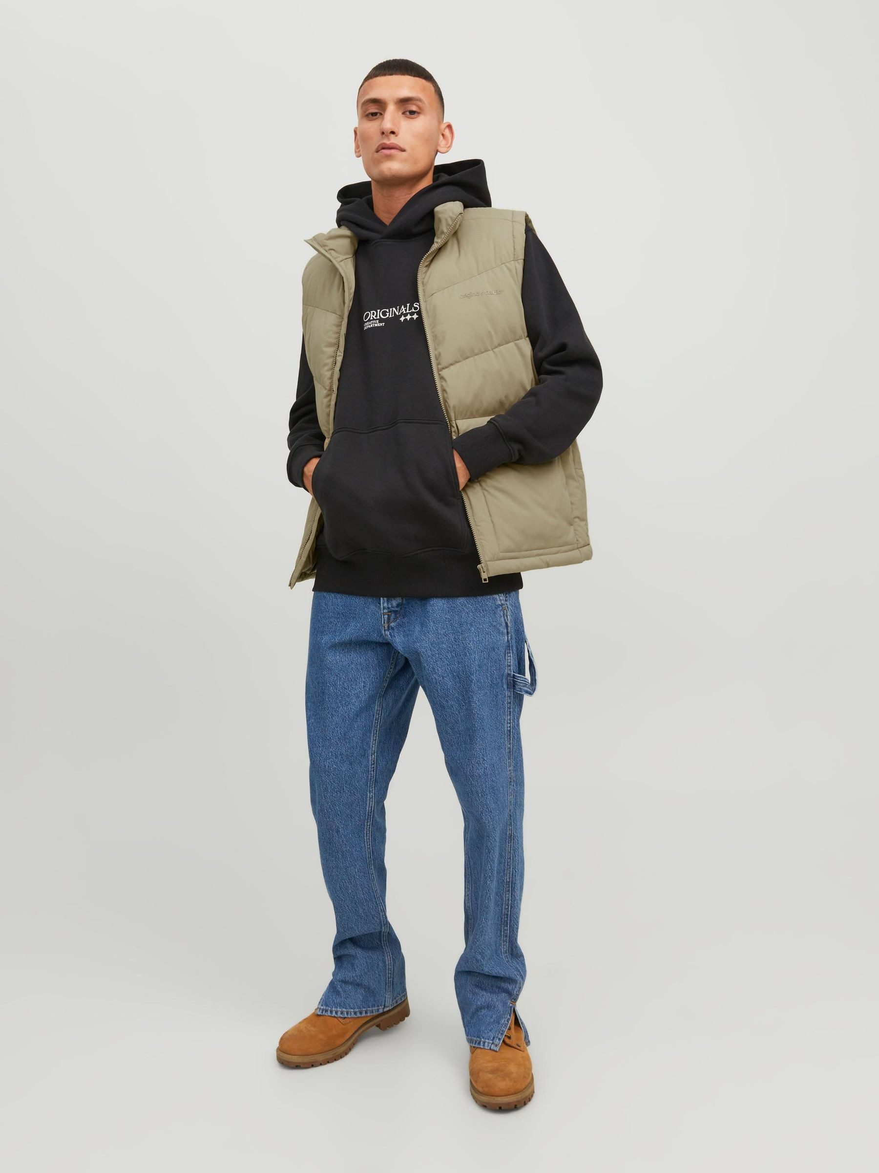 Jack & Jones Funktionsweste Übergangs Stepp Ärmellose JORVESTERBRO für Herren JORVESTERBRO BODYWARMER SN