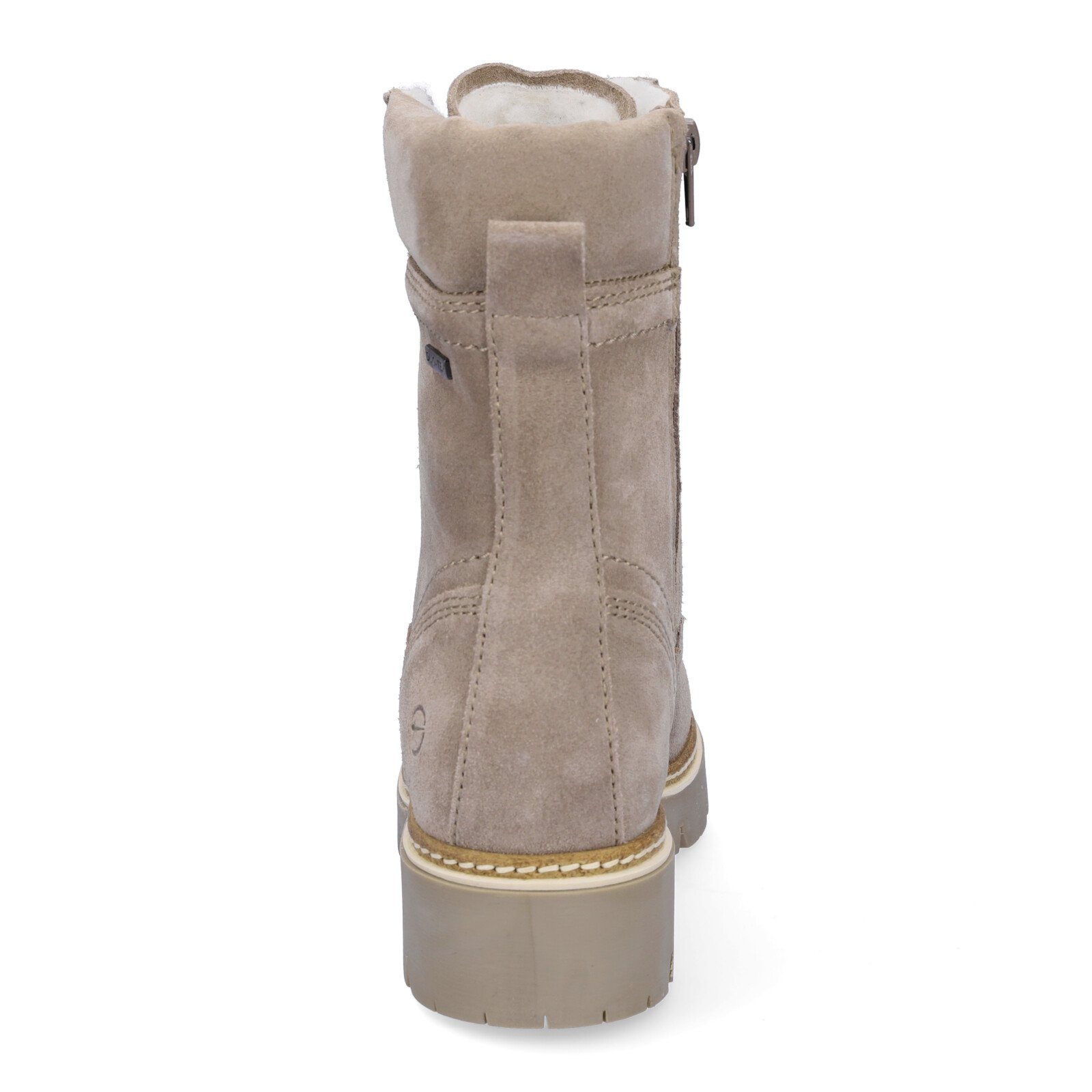 Tamaris Tamaris Damen Leder Schnürboot taupe Schnürboots