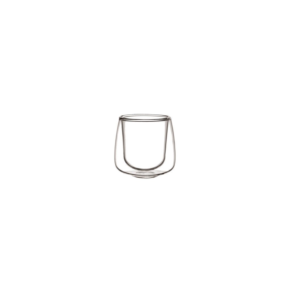 Villeroy & Boch Teeglas Artesano Hot&Cold Beverages Becher, 2-tlg., 60 ml, 2-tlg., Glas, Borosilikatglas, 2 Stck, mikrow.- & spülm.sicher