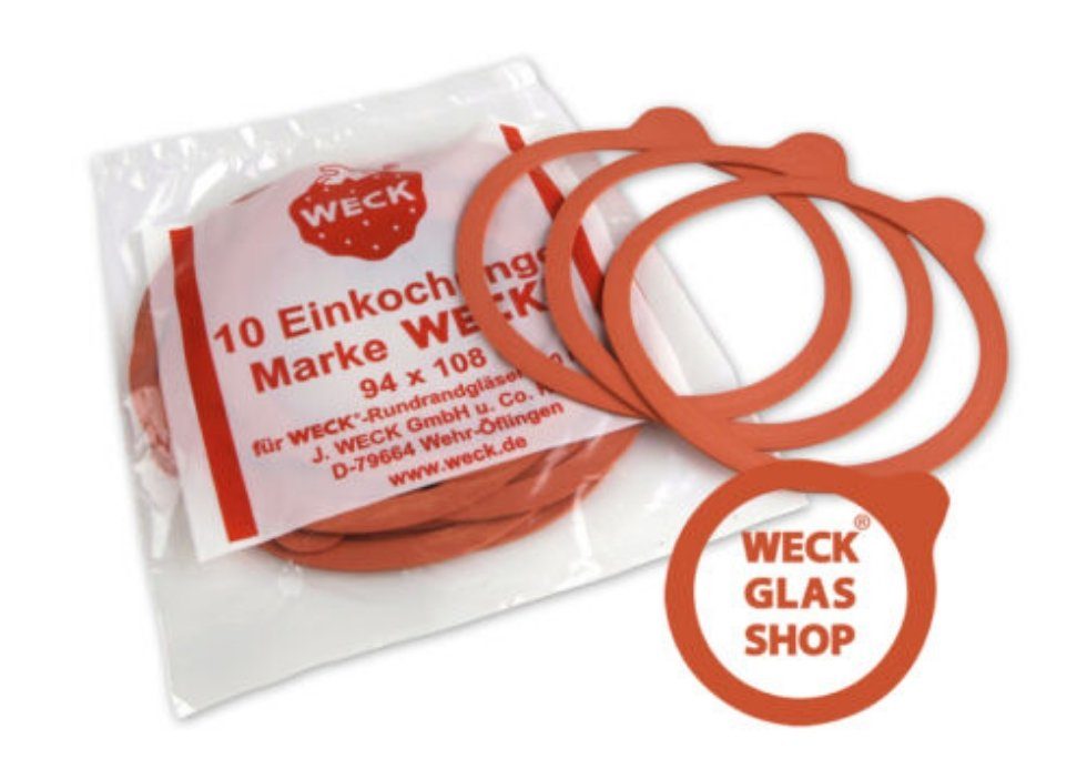 WECK Einkochring 10 Einkochringe Marke WECK 94x108