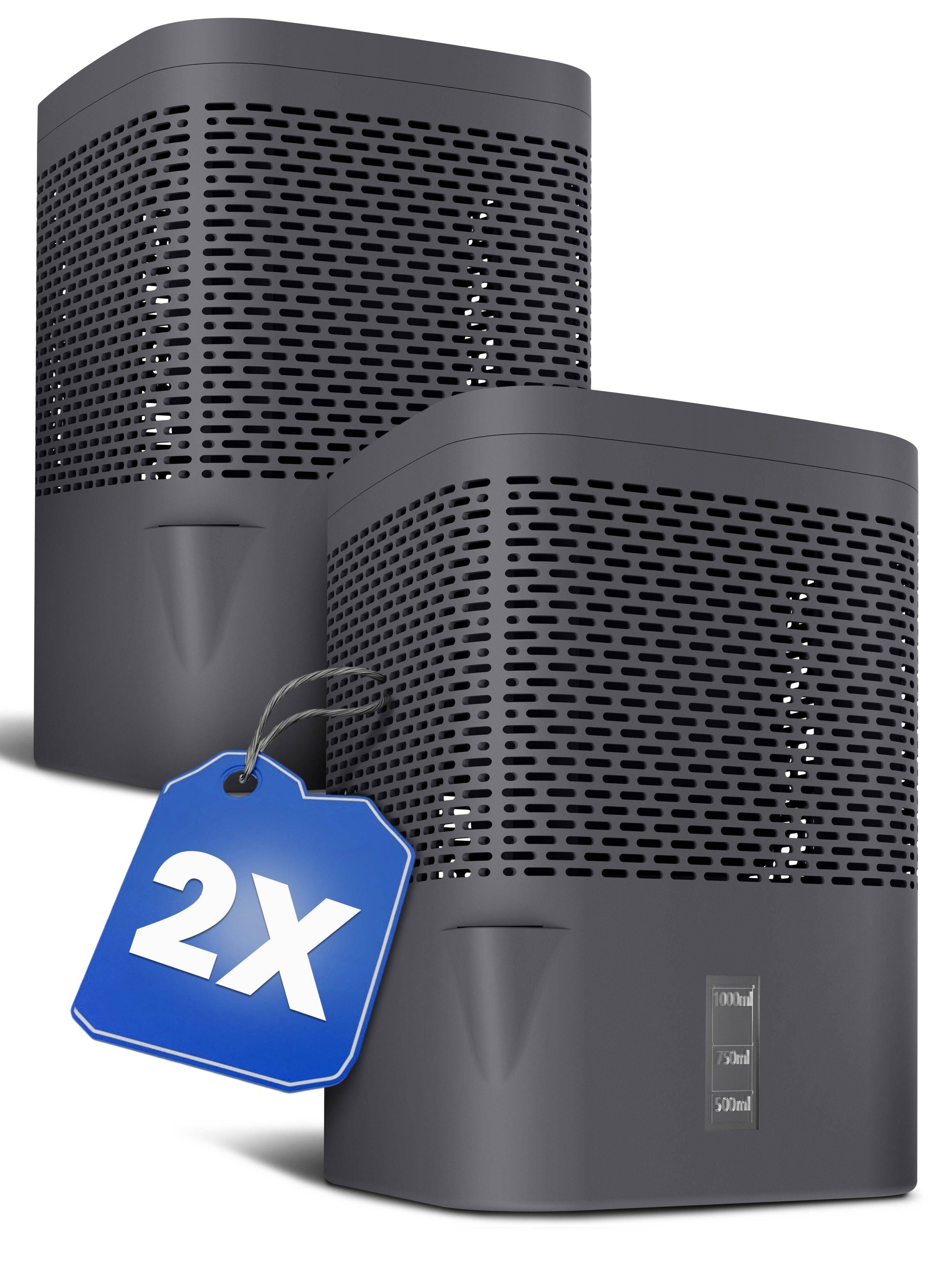 BonAura Luftentfeuchter ohne Strom, für 55 m³ Räume, 2x 680g Granualt, Schu günstig online kaufen