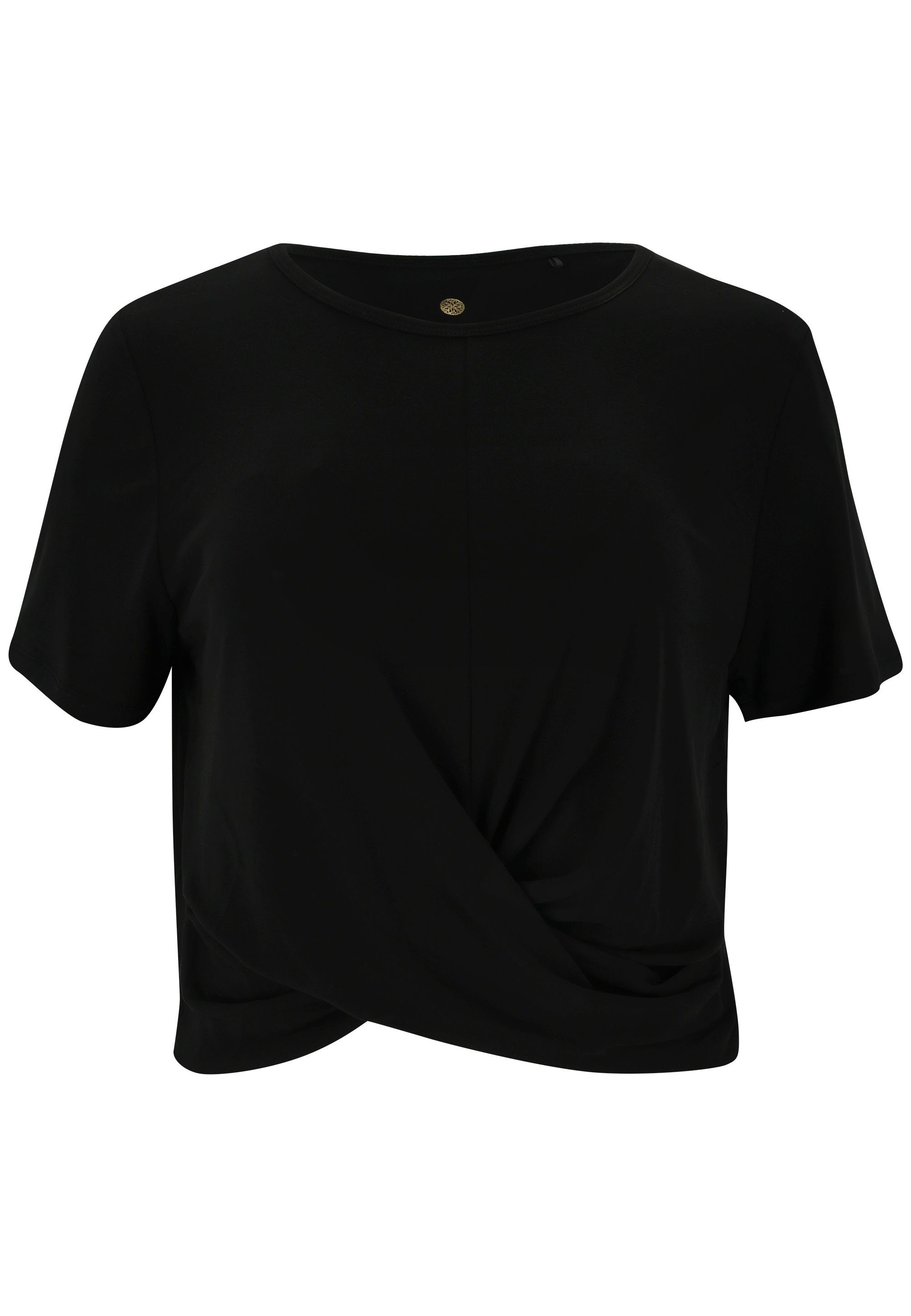 Diamy schwarz Funktionsshirt Quick-Dry-Technologie ATHLECIA (1-tlg) mit