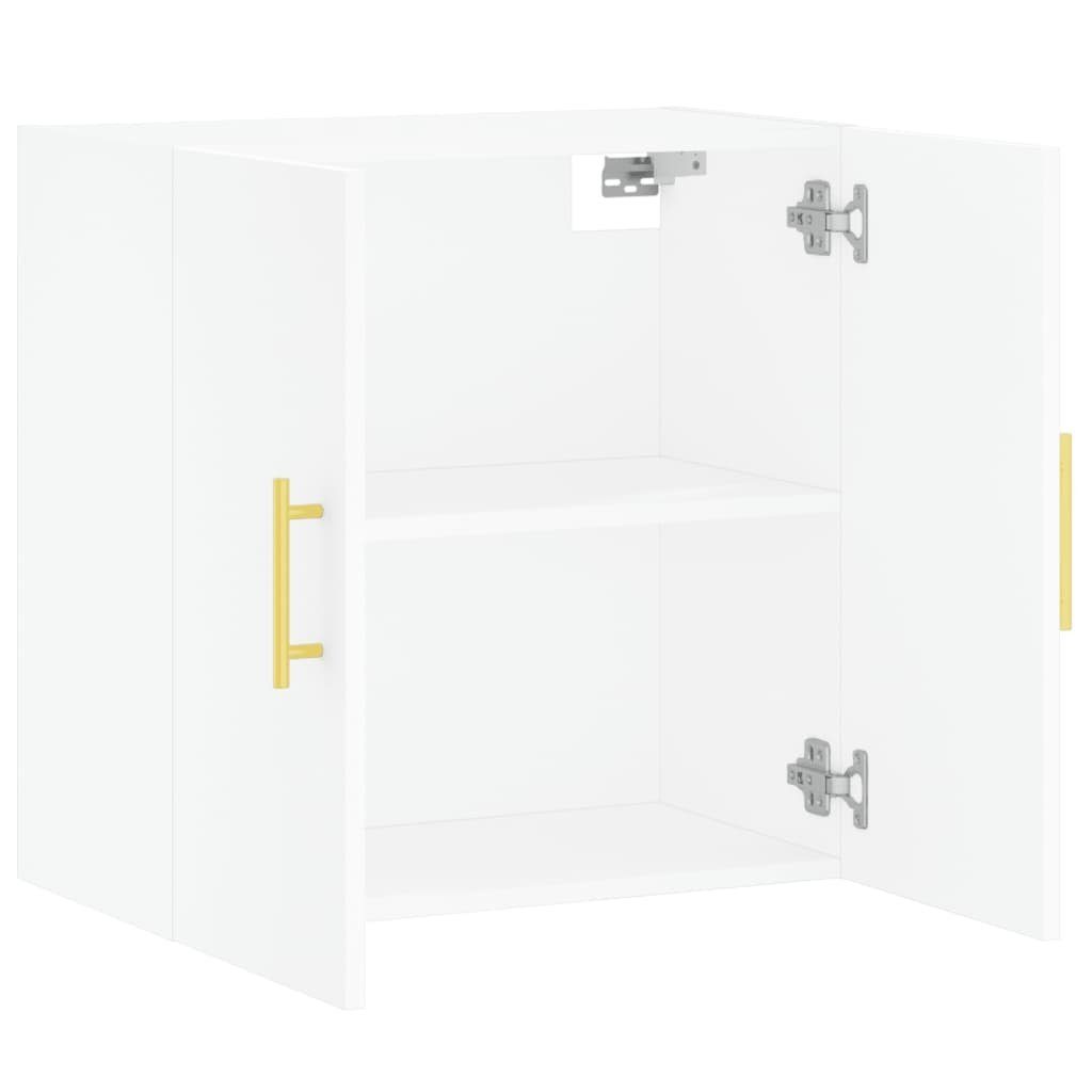 vidaXL Fächerschrank Wandschrank (1-St) Weiß 60x31x60 Holzwerkstoff cm