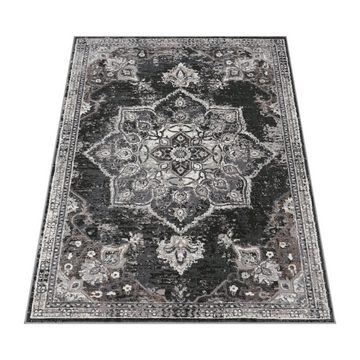 Teppich Wohnzimmer Mandala Orient Motiv Teppich, Paco Home, Läufer, Höhe: 12 mm
