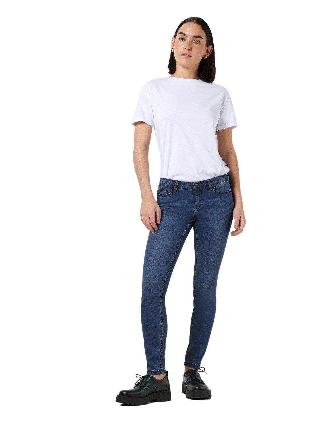 Stretch Noisy Skinny-fit-Jeans NMBILLIE may mit