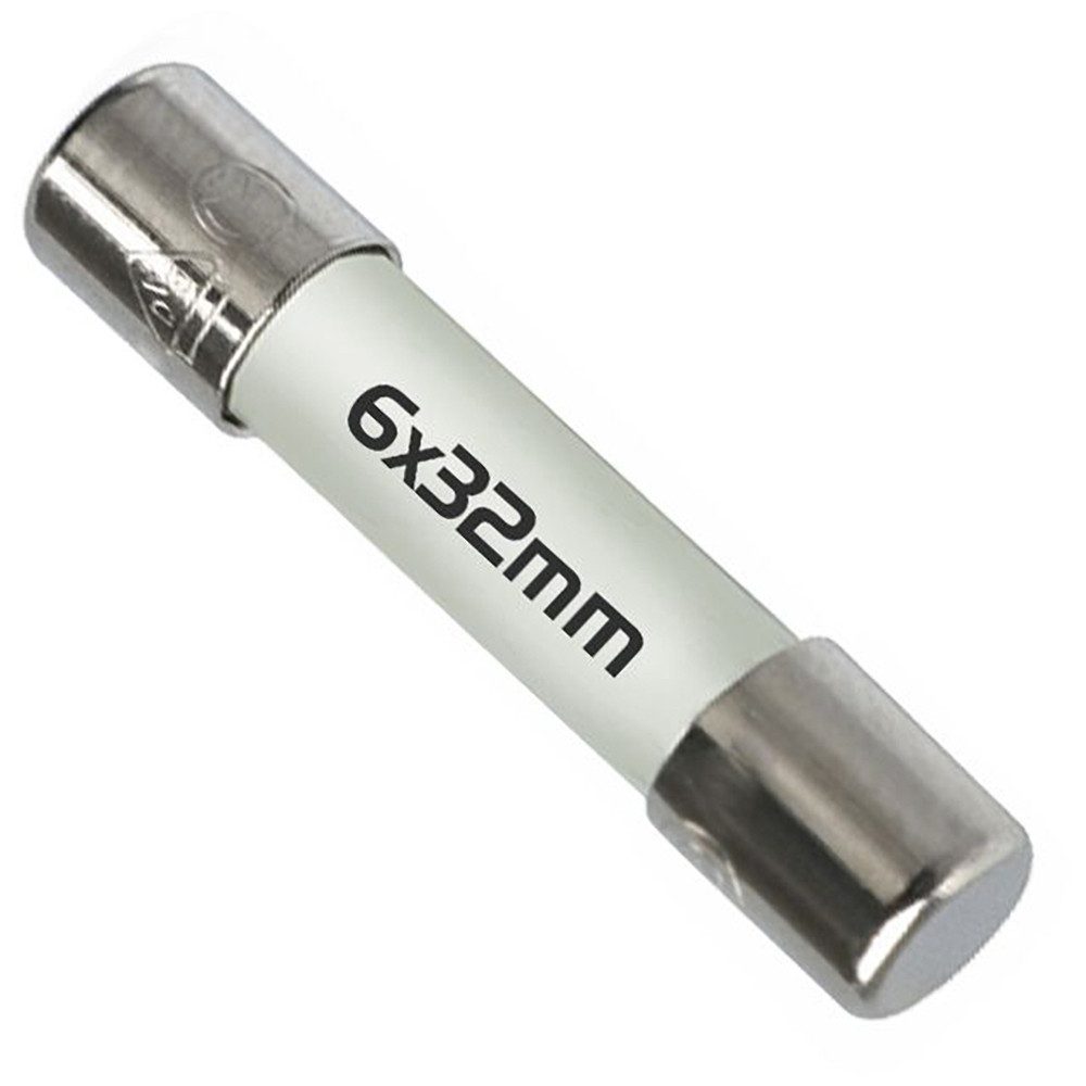 PeakTech Stecksicherungshalter Feinsicherung 0,8 A / 1000 V, 6,3 x 32 mm super flink, (10-St)