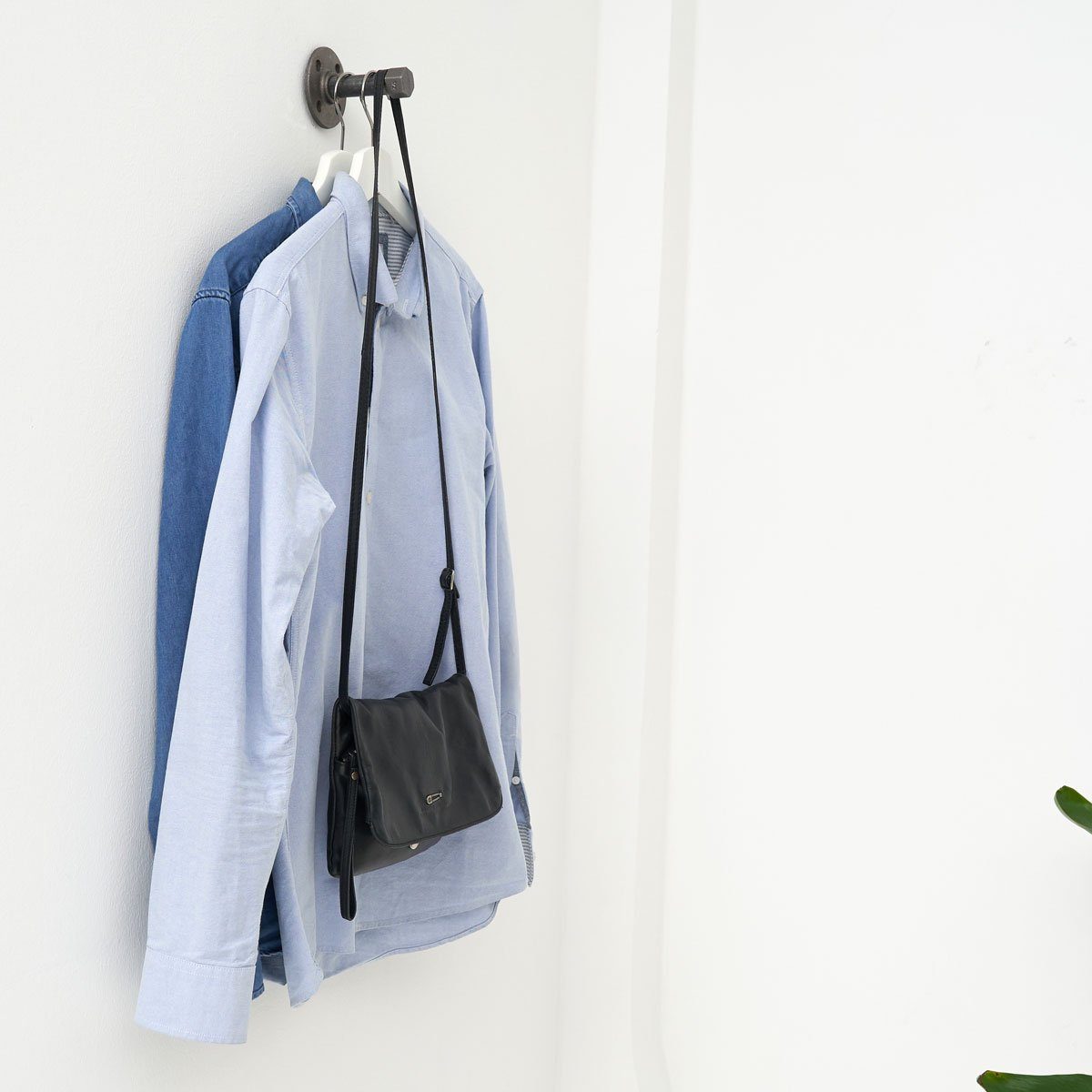 various - Industrial Design Möbel Kleiderhaken Industrial Kleiderhaken SPOT kurz, Wasserrohr, schwarz, div. Größen, Div. Größen erhältlich