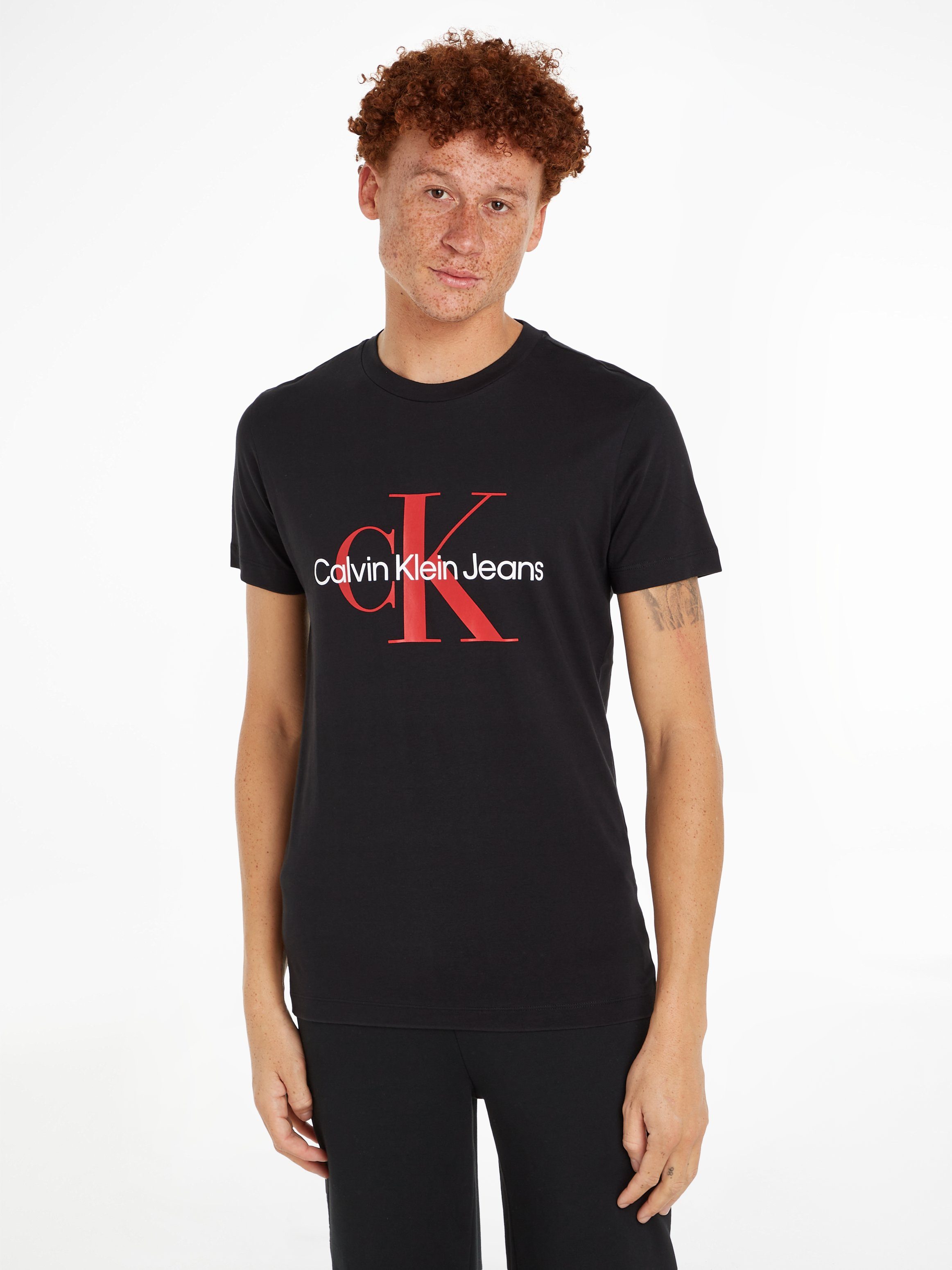 Schwarze Calvin Klein T-Shirts für Herren online kaufen | OTTO