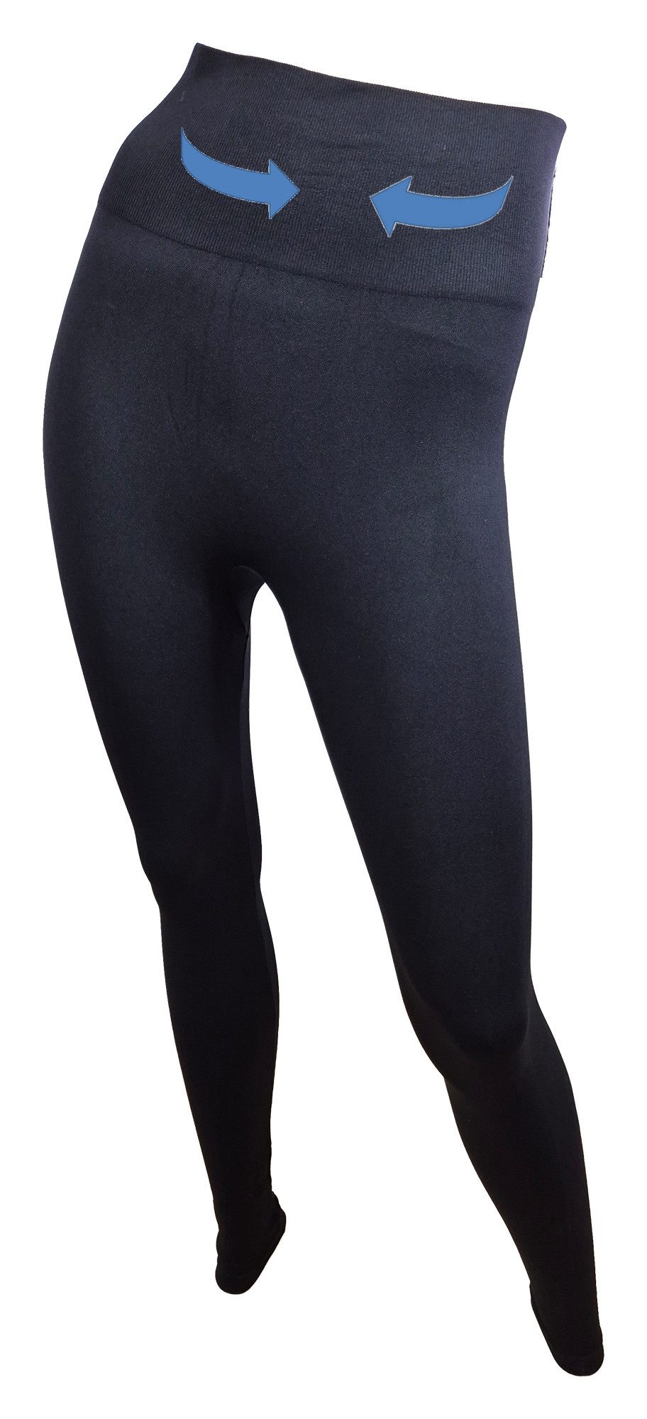Einkaufszauber Bauchweg-Leggings Miederleggings Bauchweg-Leggings Elegance - Shapewear Elastikbund