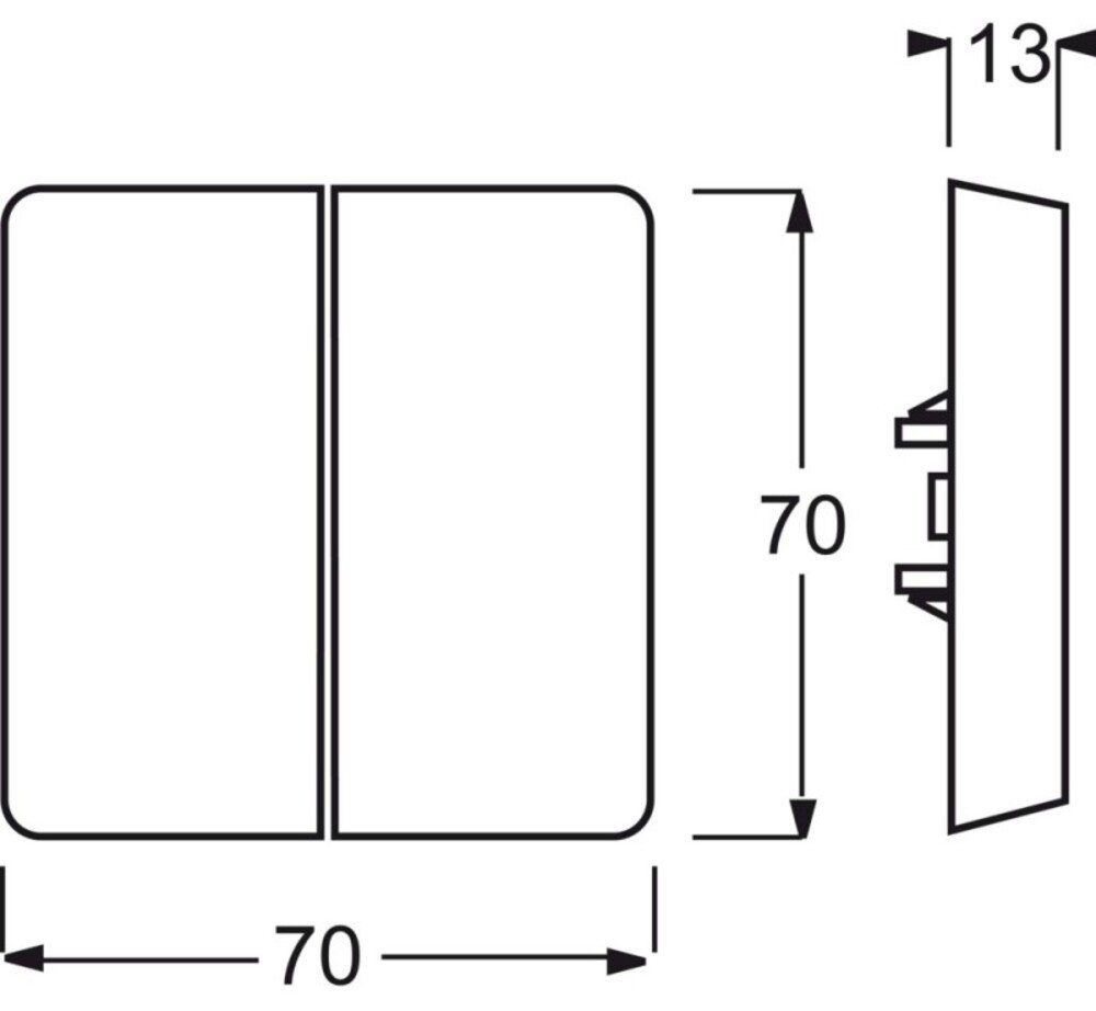 Busch-Jaeger Abdeckrahmen Busch-Jaeger Wippe cws 2126-32