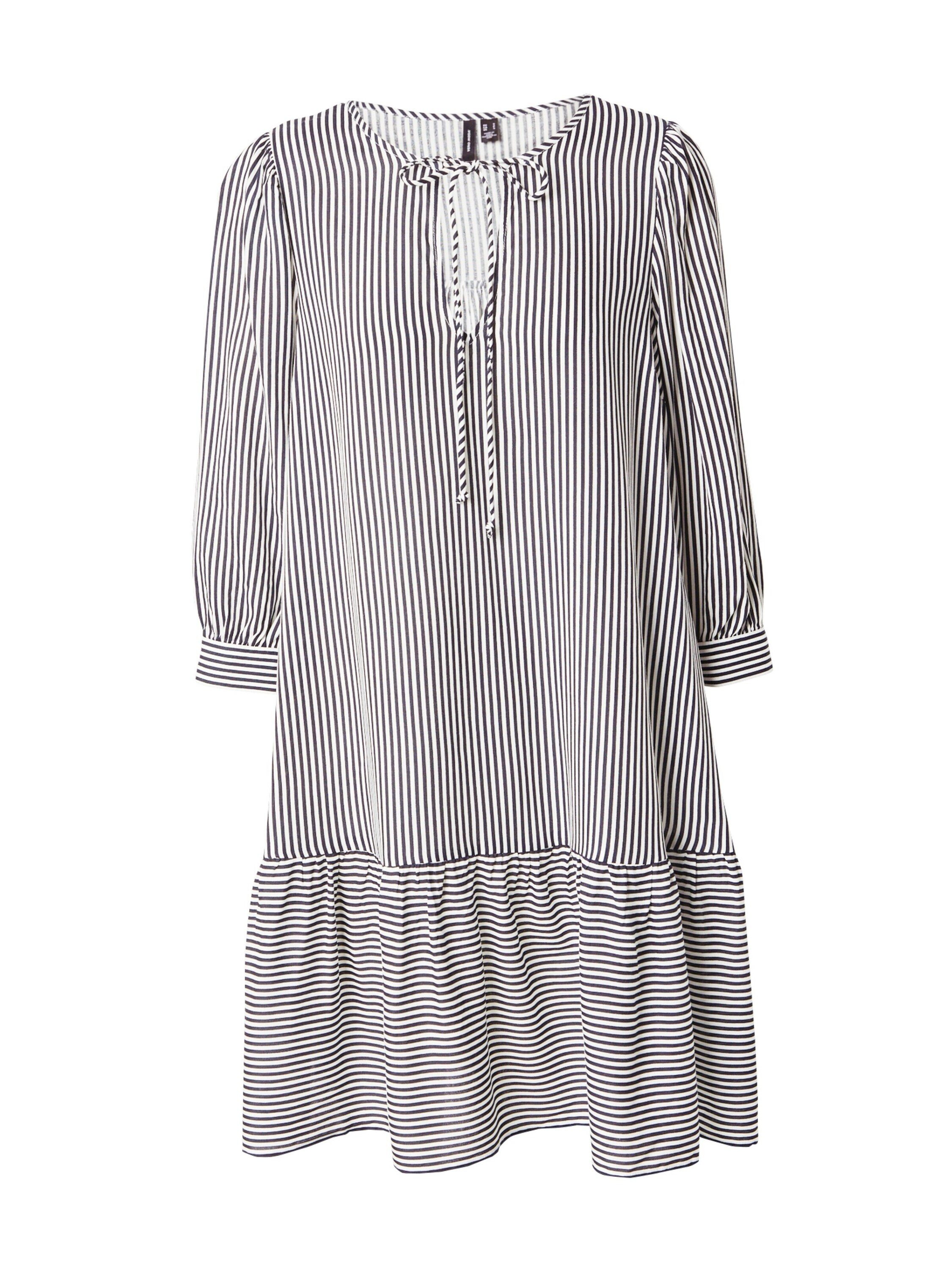 Vero Moda Midikleid VMBumpy (1-tlg) Drapiert/gerafft