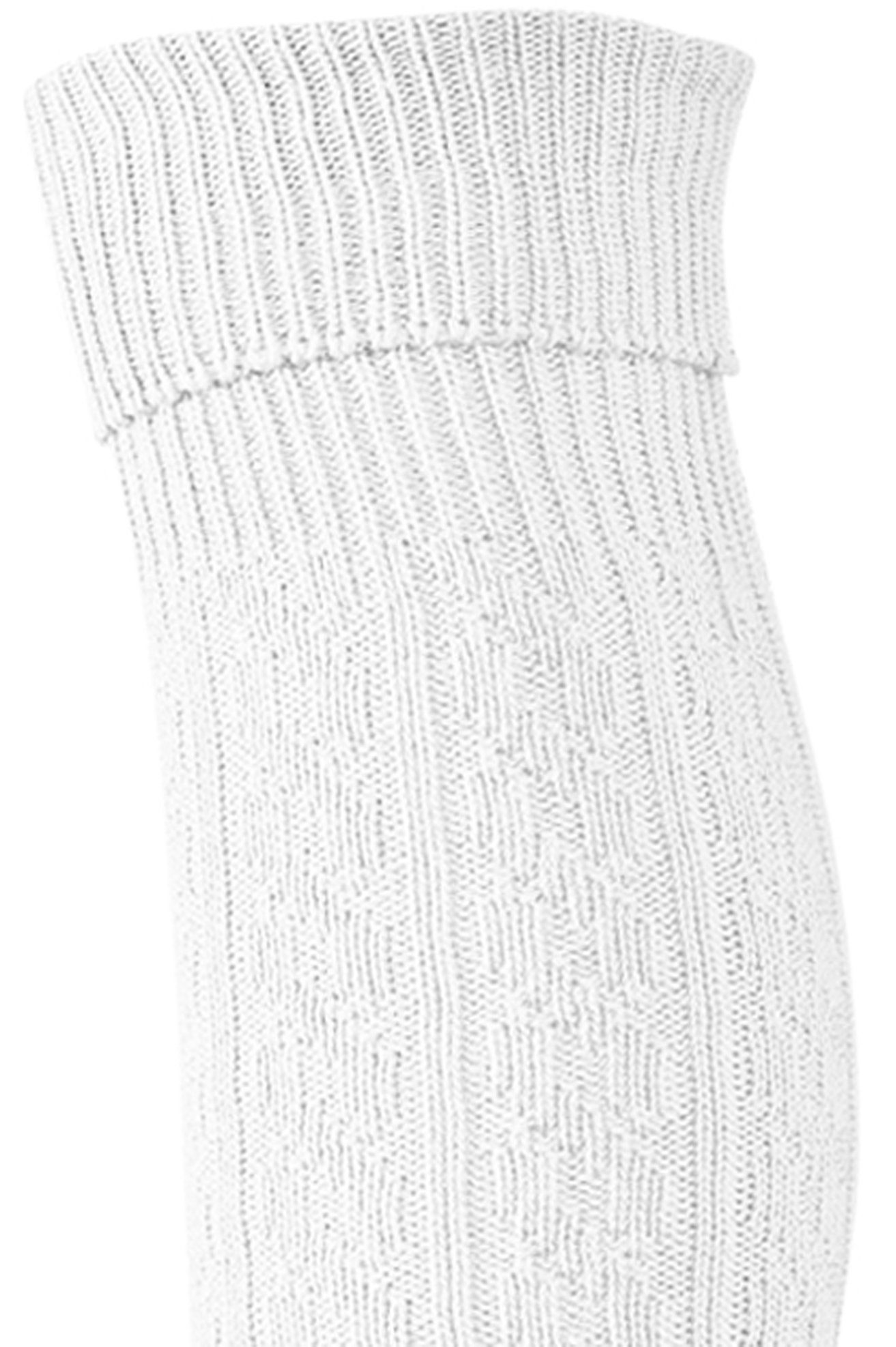 Vincent Creation® Overknees mit Zopfmuster und Umschlagbund
