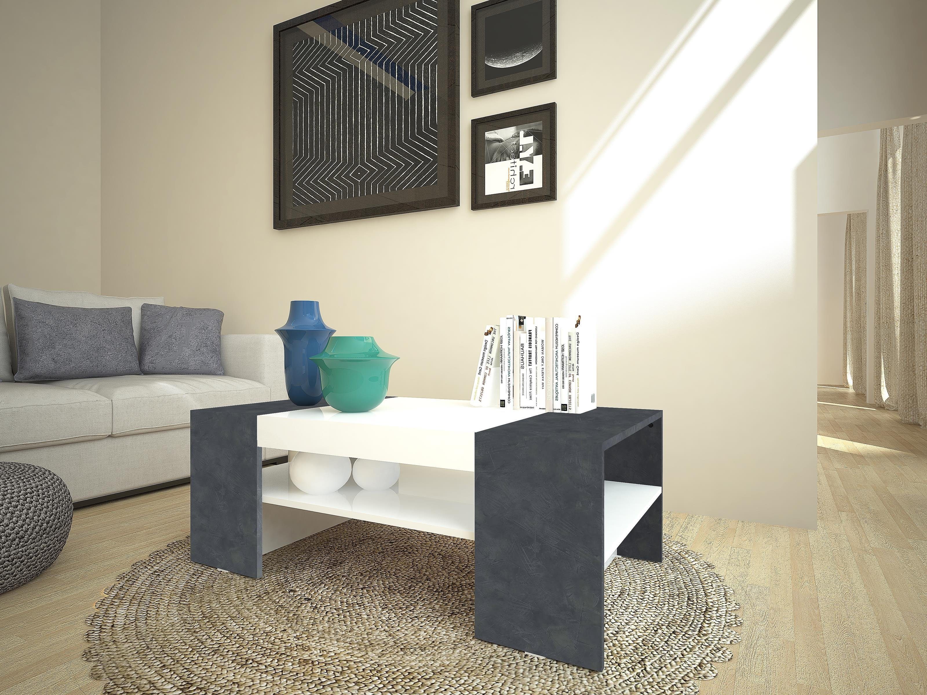 möbelando Couchtisch Cesena, 110 x 40 günstig online kaufen