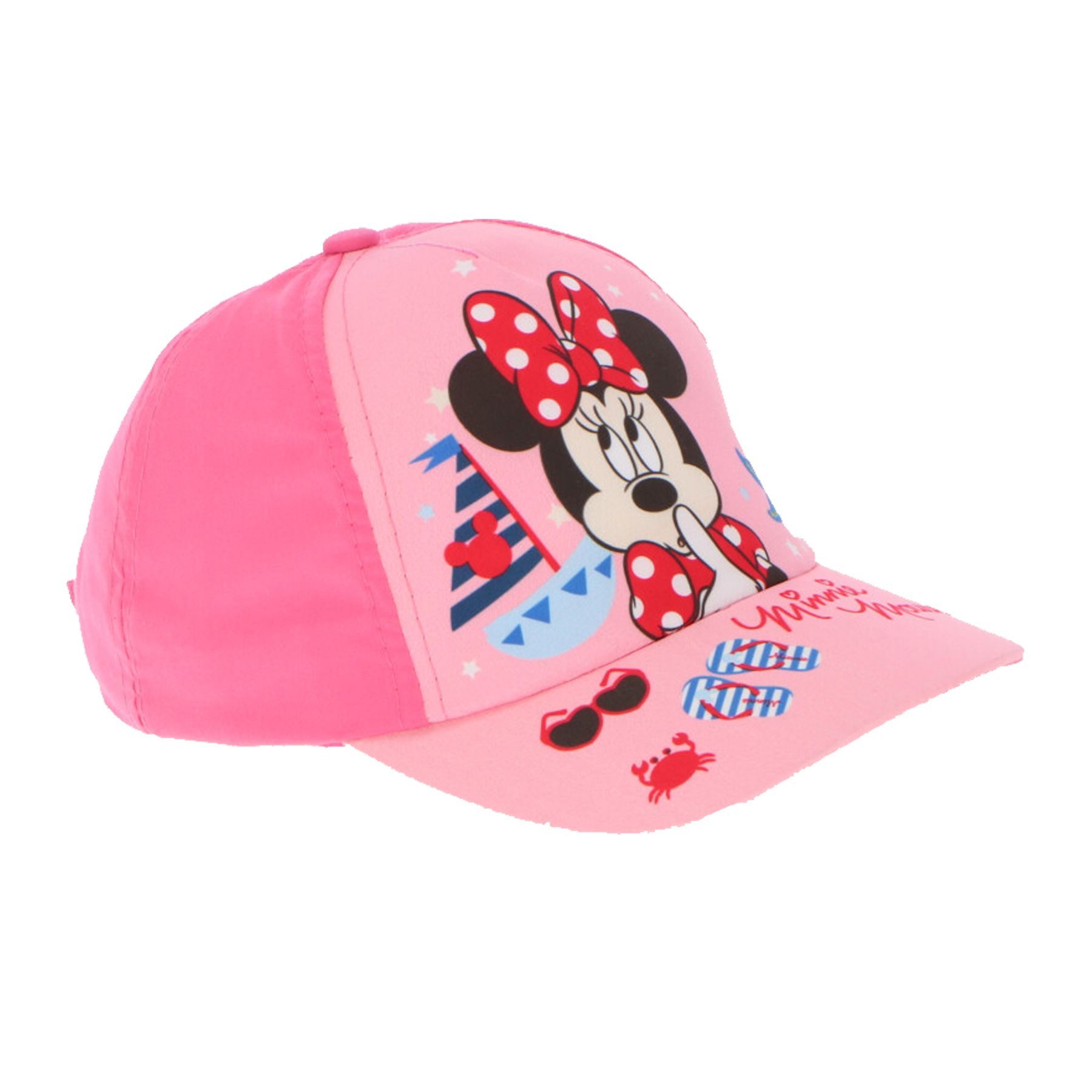 Disney Minnie Mouse Baseball Cap Kappe aus 100% Baumwolle, Stylisch & Bequem