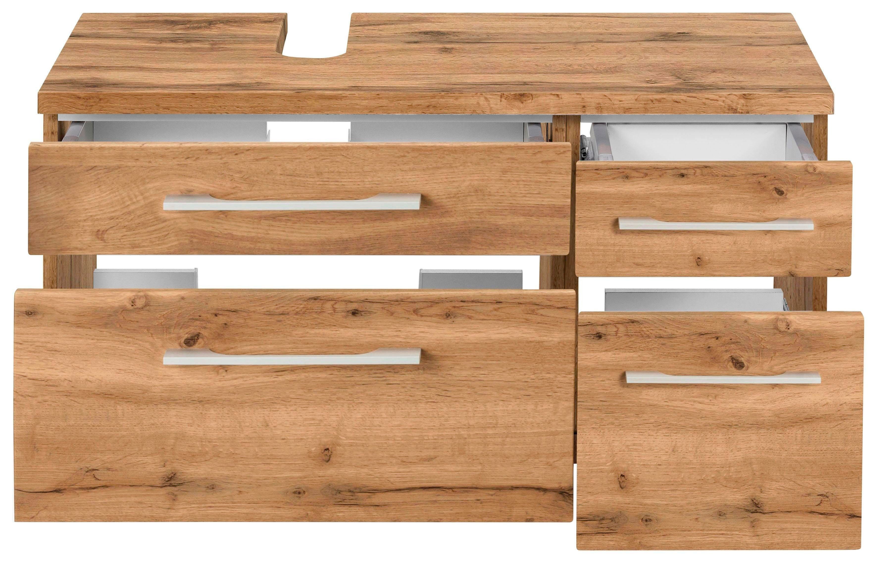 welltime Waschbeckenunterschrank Davos Breite 90 cm