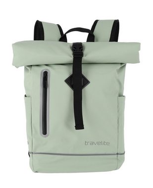 travelite Fahrradrucksack, wasserfester Kurierrucksack, aus Planenmaterial, mit Reflektoren