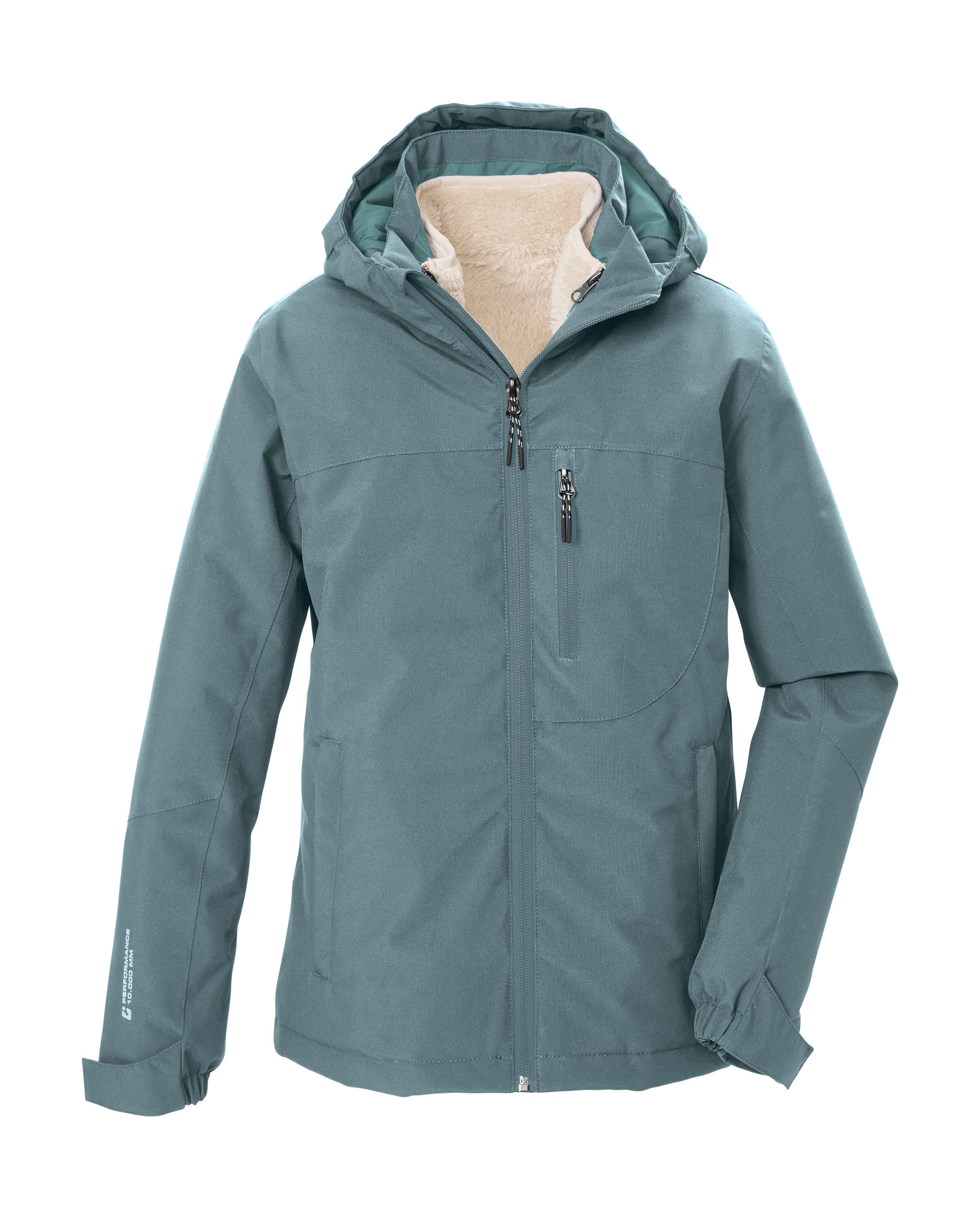 Killtec 3-in-1-Funktionsjacke KOW 167 GRLS JCKT 3 in 1 Kinderjacke: wasserdicht, Fleece-Innenjacke, Teflon EcoElite™