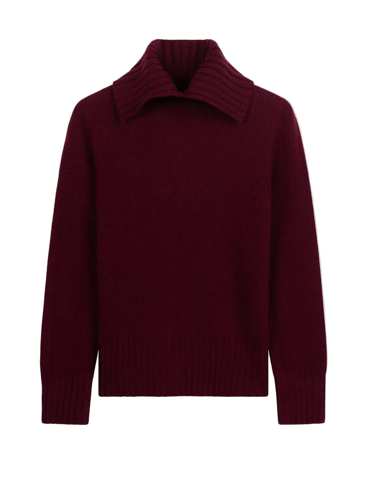 Rollkragenpullover Kaschmir-Pullover mit Umklapp-Rollkragen