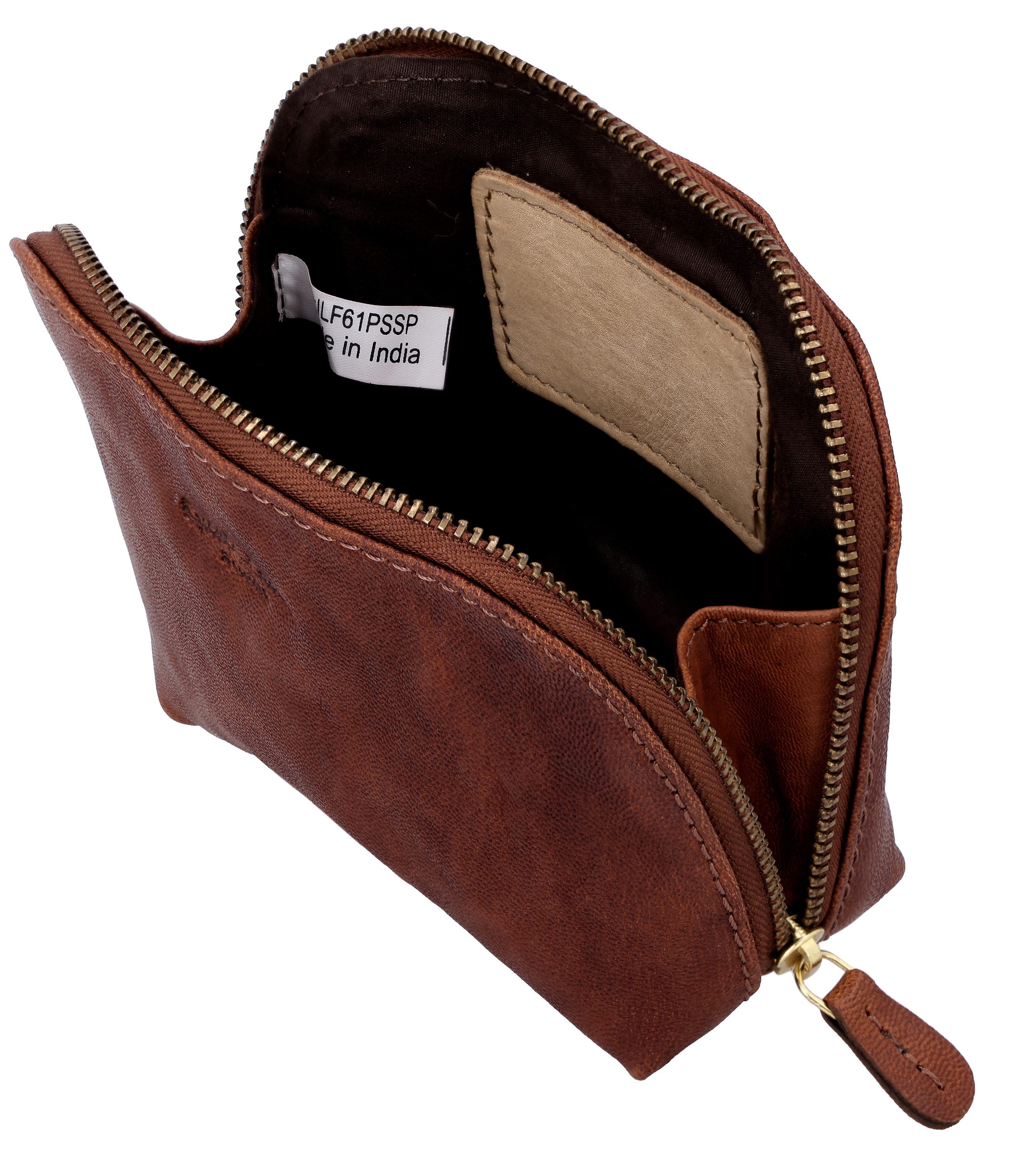 Gusti Leder Kulturbeutel Gusti Leder Kosmetiktasche Leo (1-tlg)