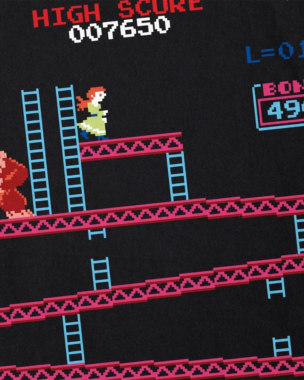 style3 T-Shirt Retro Kong donkey classic nes gamer nintendo snes mario supe günstig online kaufen