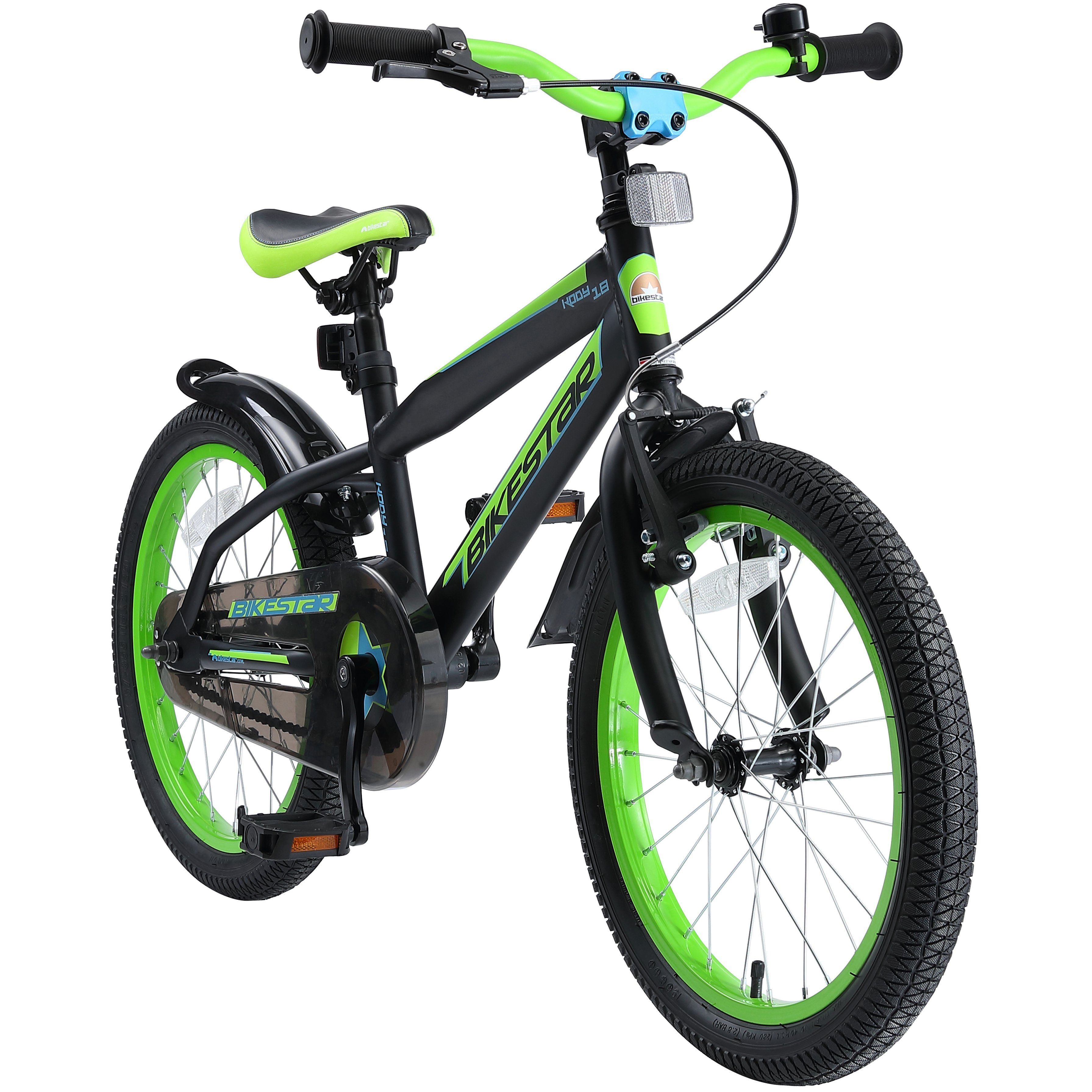 Kinderfahrrad Urban Jungle, 18 Zoll, ab 109 cm, 5 - 7 Jahre, Jungen, Mädchen