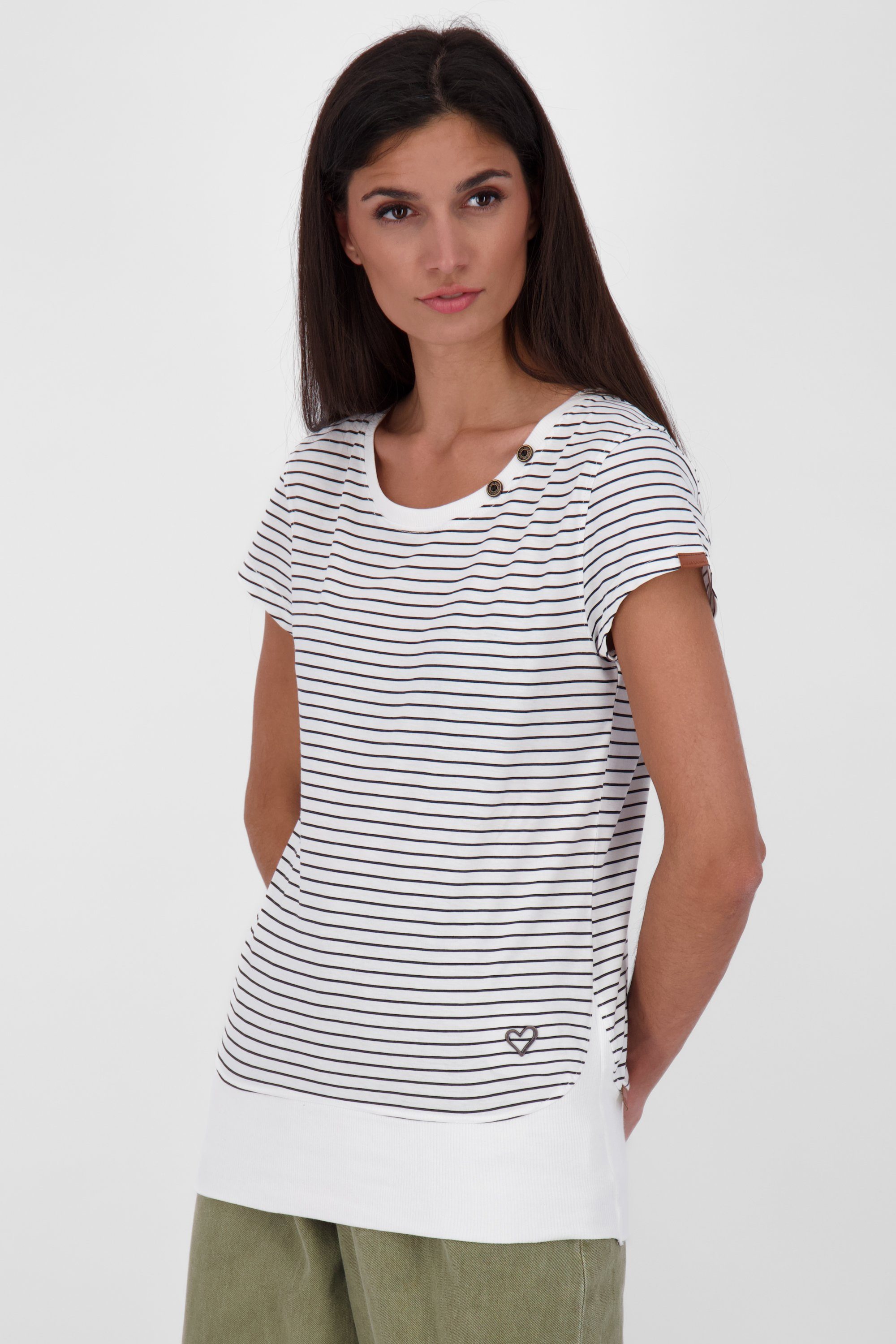 CocoAK Shirt Z T-Shirt Alife T-Shirt Kickin & white Damen