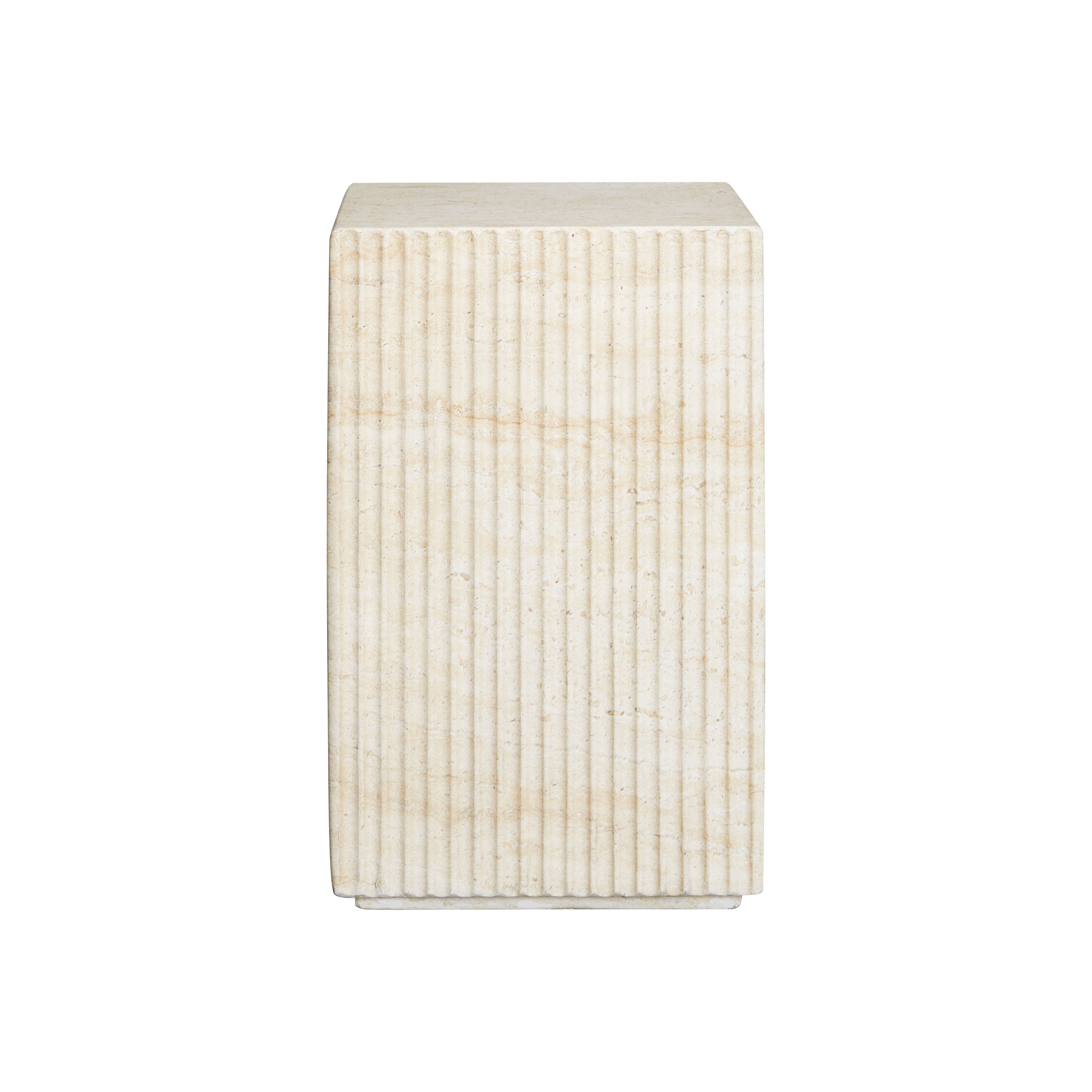 faee Gartentisch Sifnos, quadratisch, Travertine naturfarben, für Outdoor g günstig online kaufen