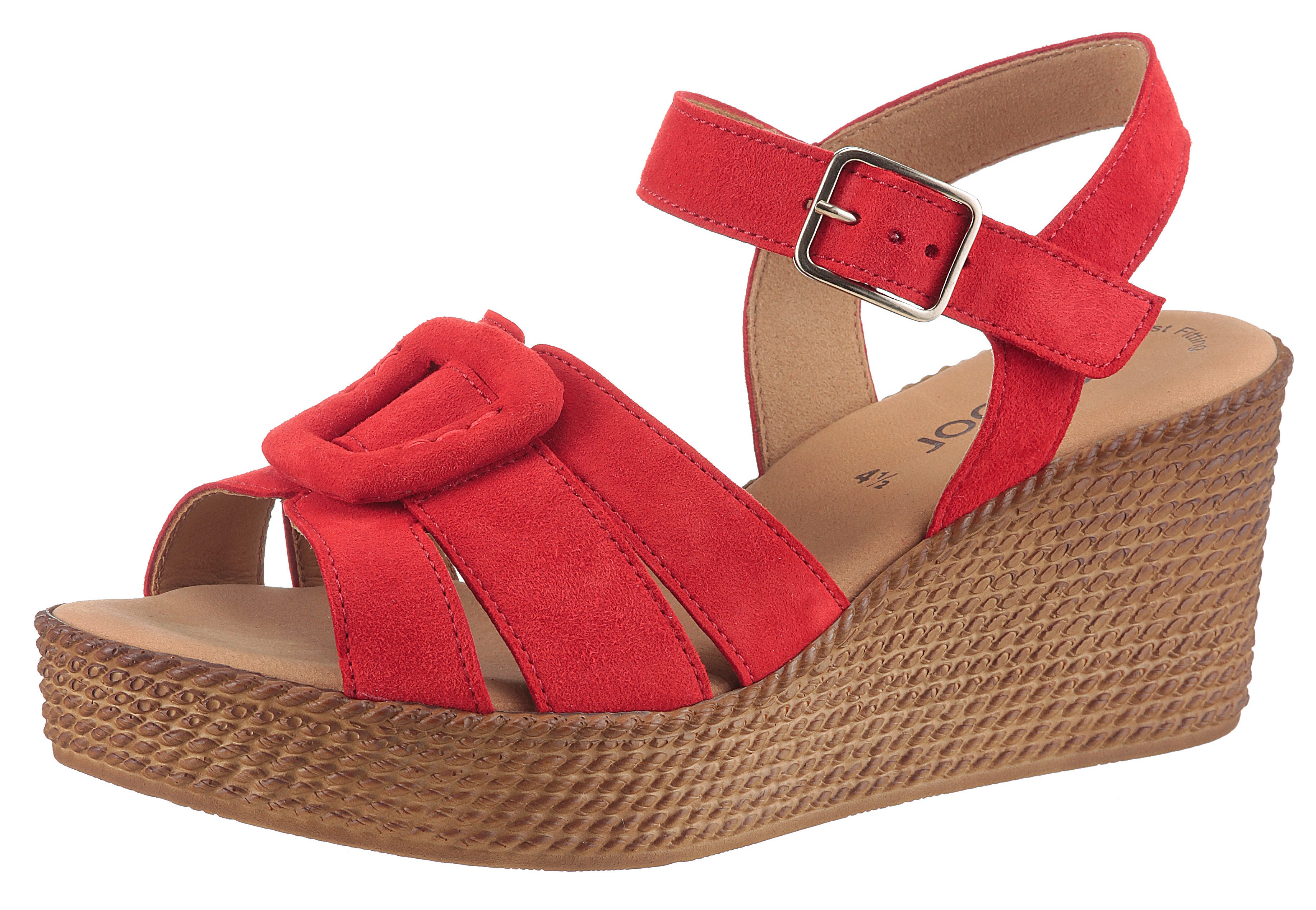 Gabor Keilsandalette, Plateau, Sommerschuh, Riemchensandale mit günstig online kaufen