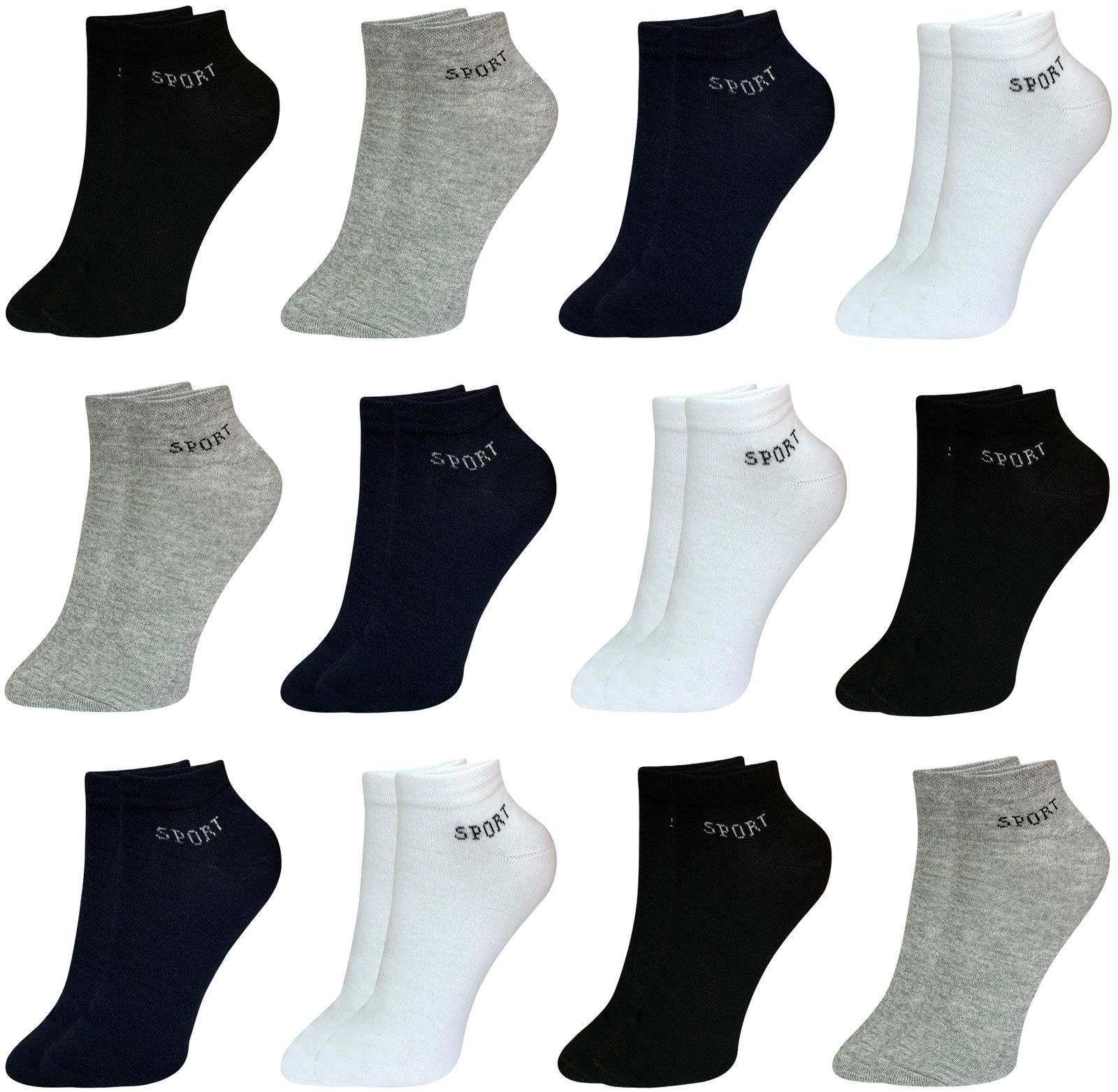 Wäsche/Bademode Socken LOREZA Kurzsocken 12 Paar Herren Socken Business Baumwolle Einheitsg (Paar, 12-Paar, 12 Paar) 12-Paar