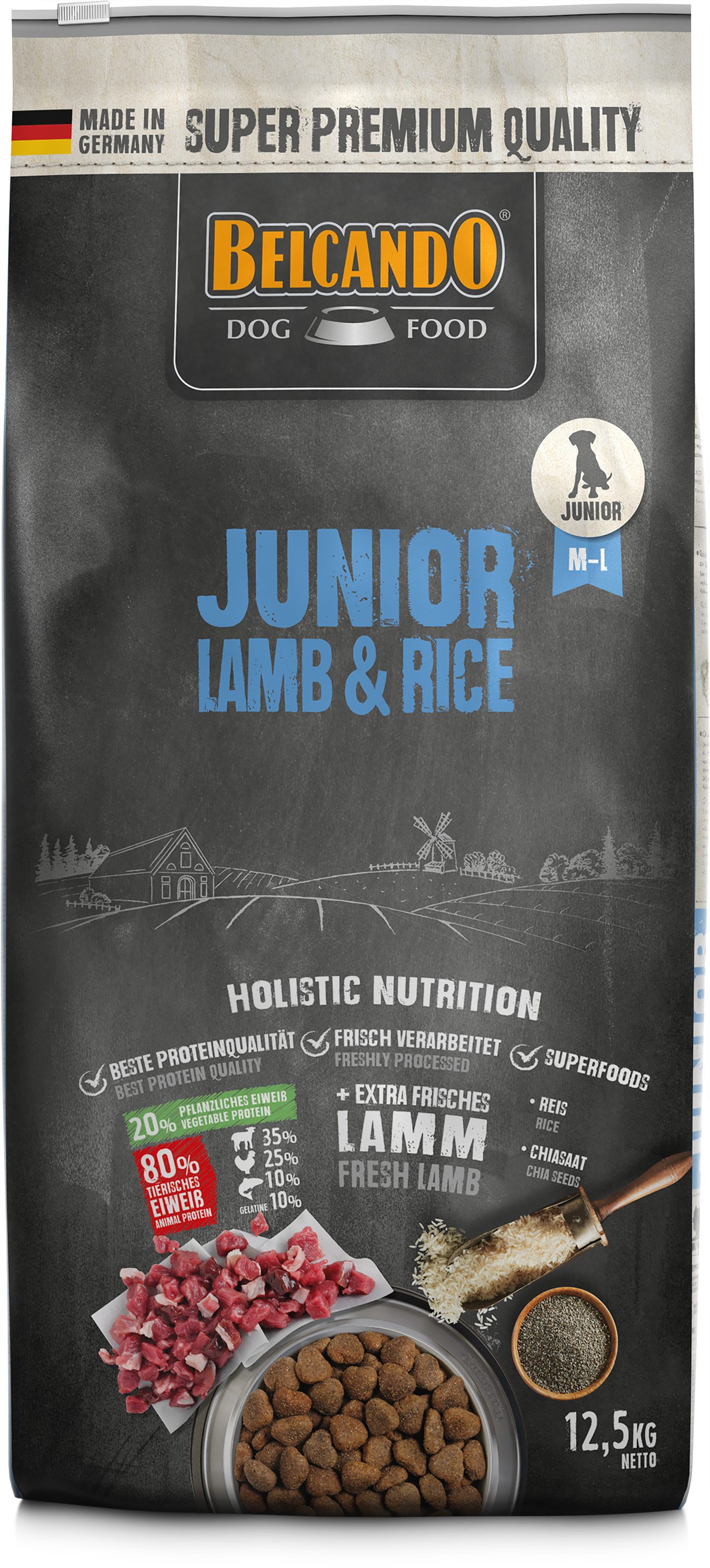 Belcando Junior Lamb & Rice, für: Hunde