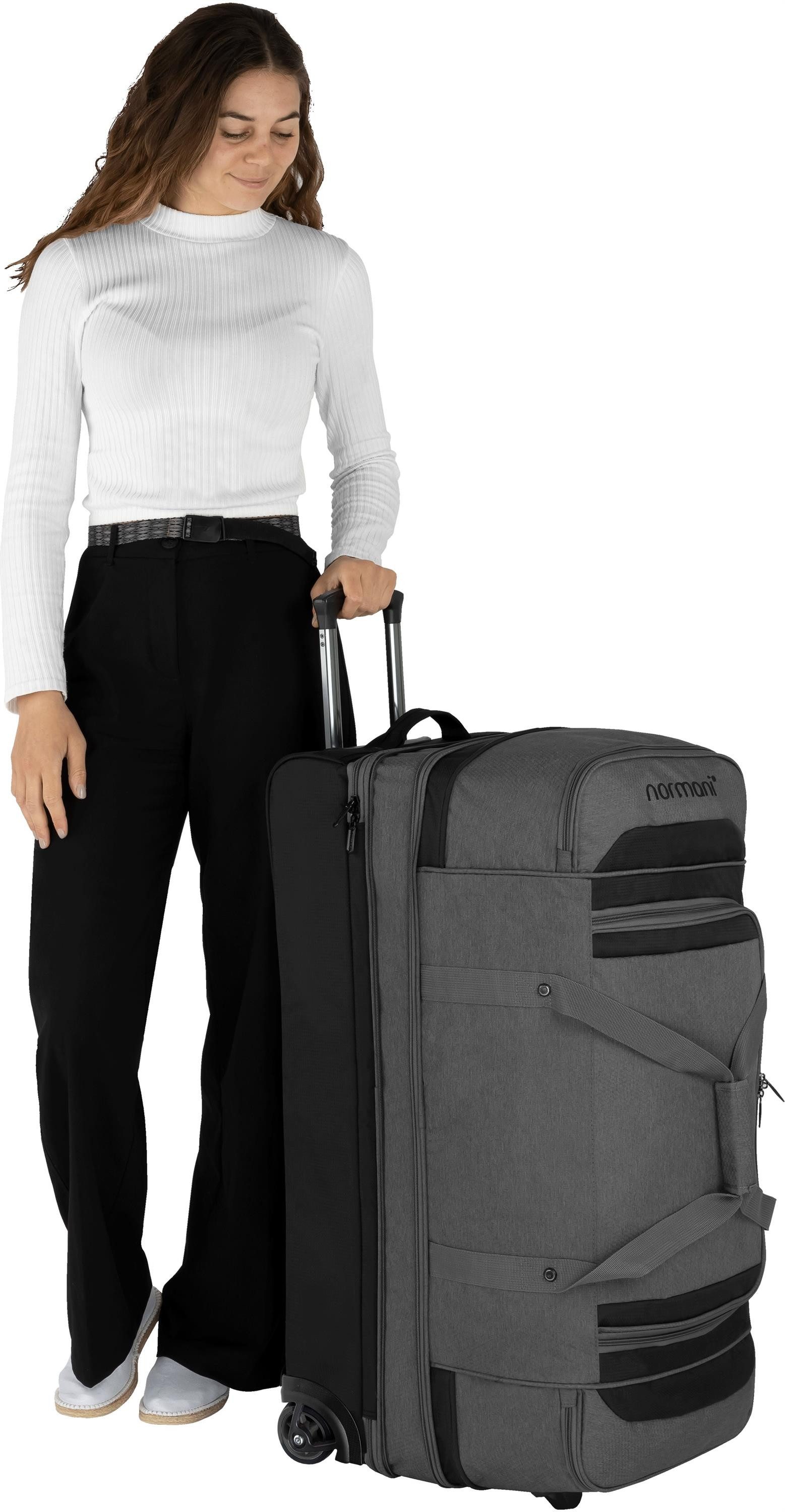 normani Reisetasche Reisetrolley 120-150 L Gigaro, Reisetasche erweiterbar von 120 auf 150 Liter – Bild 3 von 5