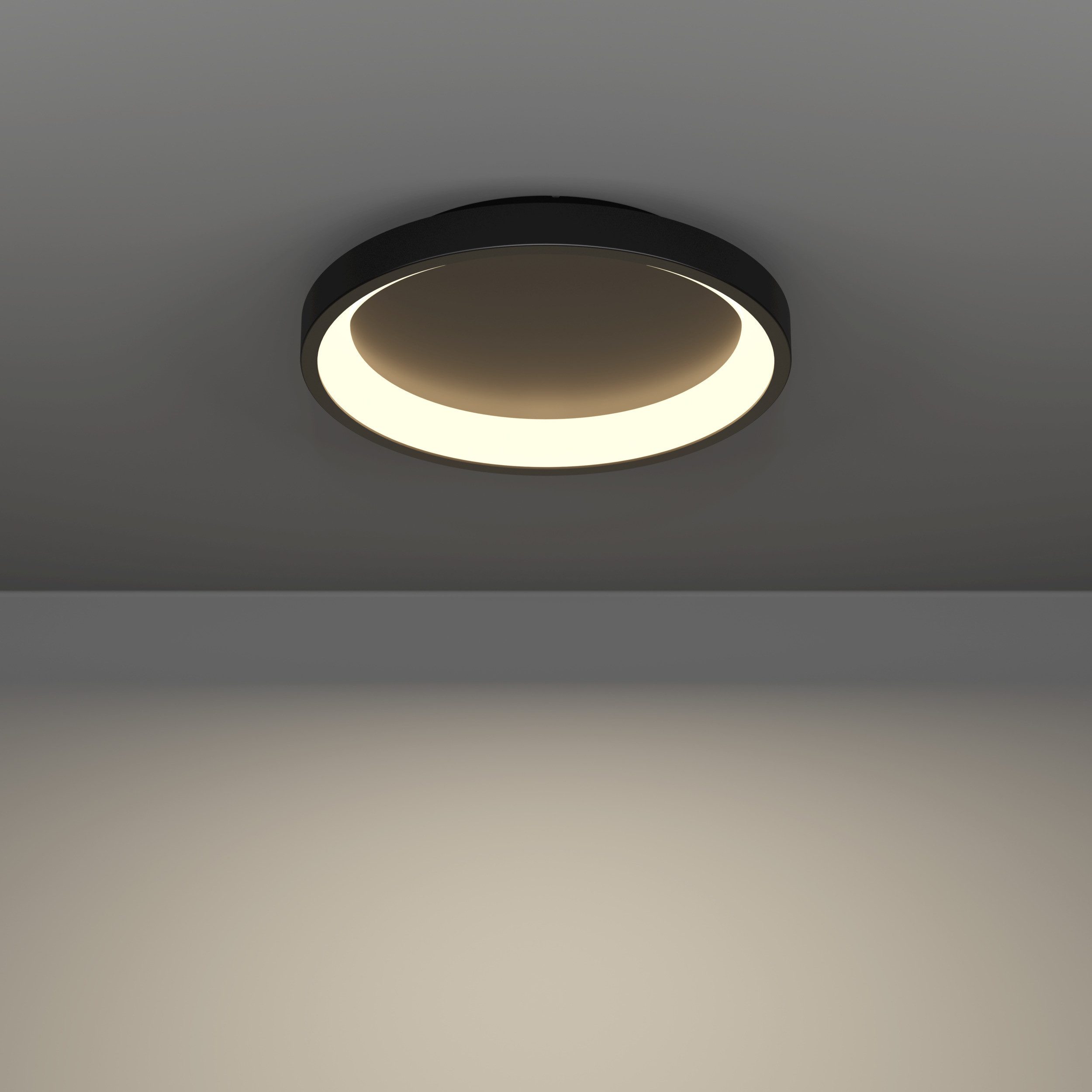 EGLO LED Deckenleuchte LORETELLO-Z Deckenlampe - Stahl - LED - 19,6W - IP20, Bluetooth, CCT - über Fernbedienung, Dimmfunktion, Farbwechsel, Memoryfunktion, Nachtlichtfunktion, RGB, Weckerfunktion, dimmbar über Fernbedienung, mehrere Helligkeitsstufen, LED fest integriert, Kaltweiß, Neutralweiß, RGB, Warmweiß, Wohzimmerlampe, Esszimmerlampe, Flur, Schlafzimmer, H7,5 x Ø35 cm