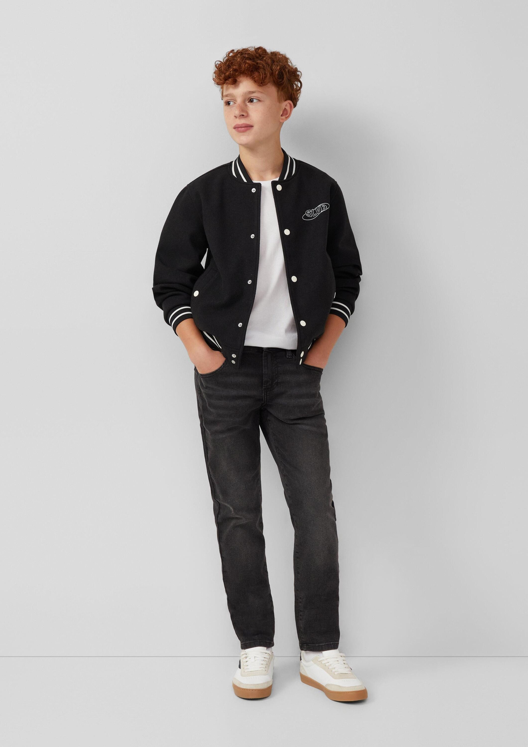 s.Oliver Funktionsjacke Indoor-Jacke College-Jacke mit Kontrastdetails
