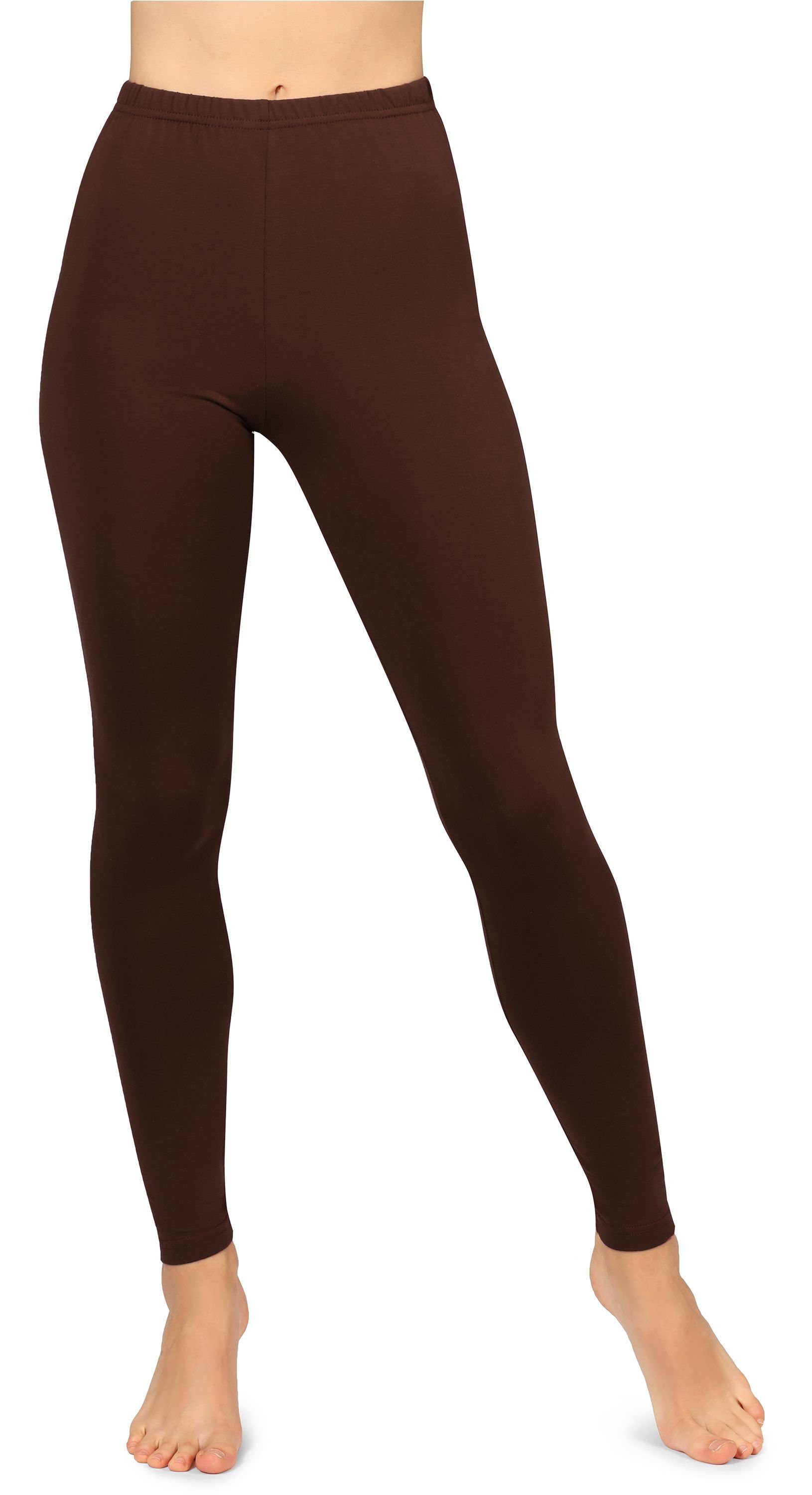 Bellivalini Leggings Damen Hose aus Baumwollstoff günstig online kaufen