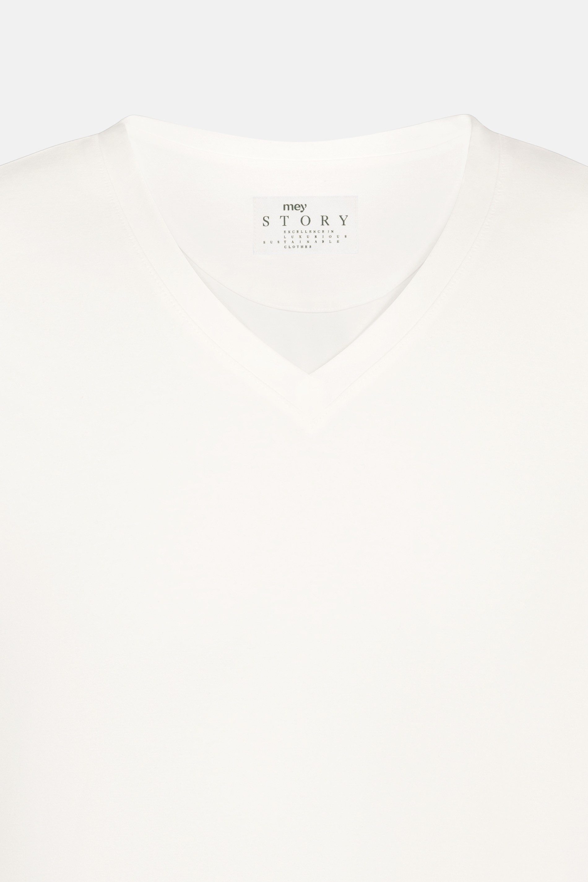 Mey Kurzarmshirt Mey Herren V-Neck Shirt Serie Maglia Singola Uni (1-tlg)