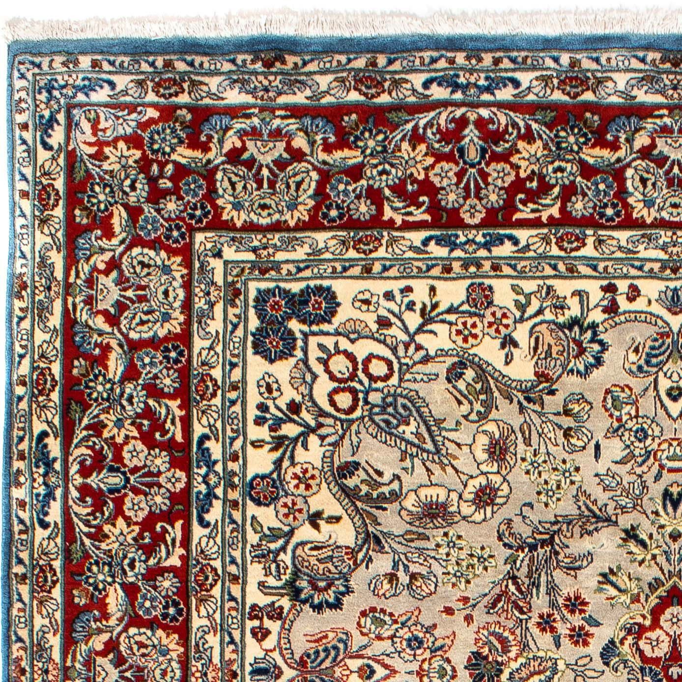 Orientteppich Perser - Keshan - Handgeknüpft, cm 334 morgenland, mit Zertifikat Höhe: mm, rechteckig, 205 Einzelstück Wohnzimmer, x - 10 beige