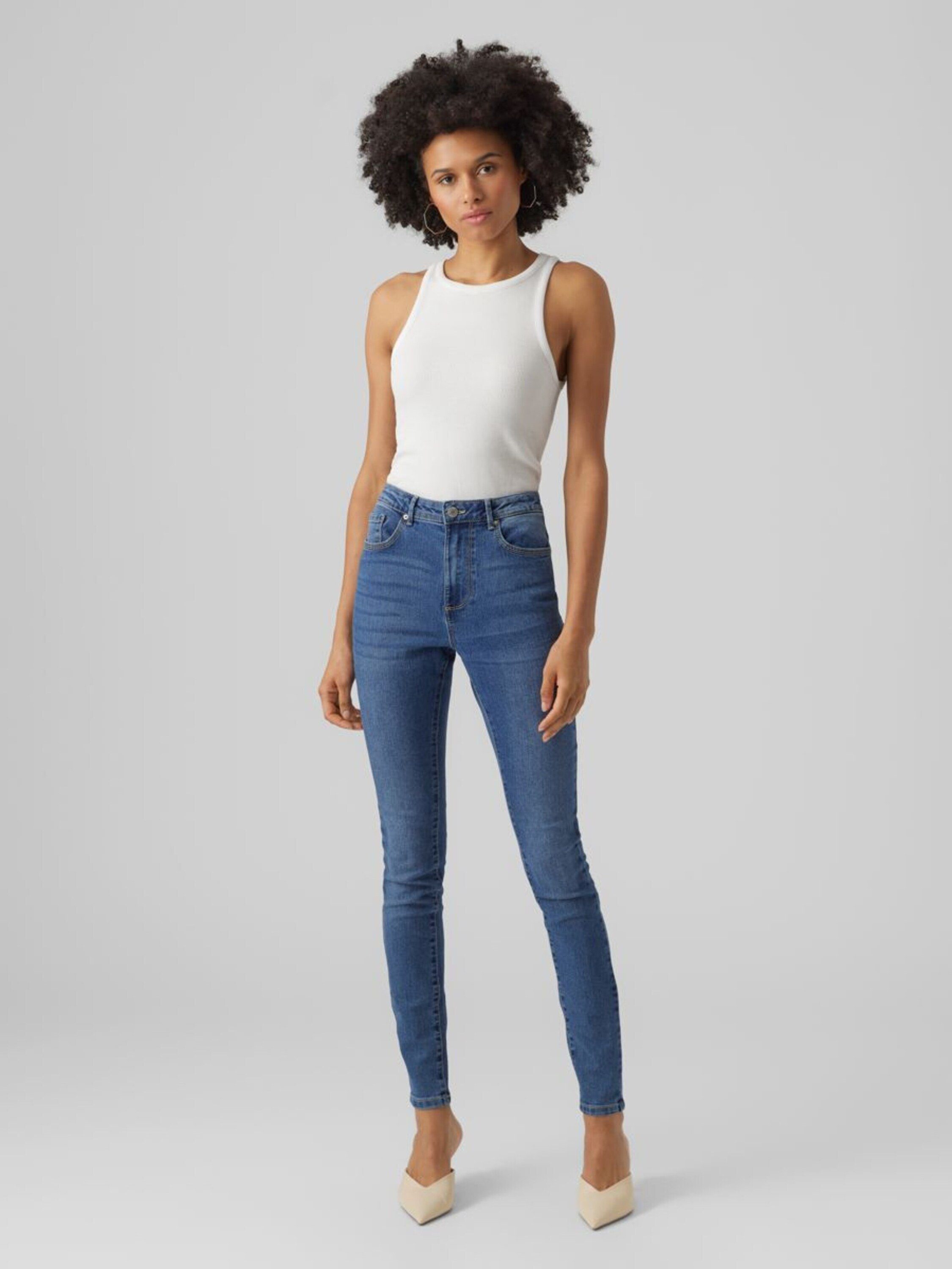 Vero (1-tlg) Skinny-fit-Jeans Details Moda Plain/ohne Sophia